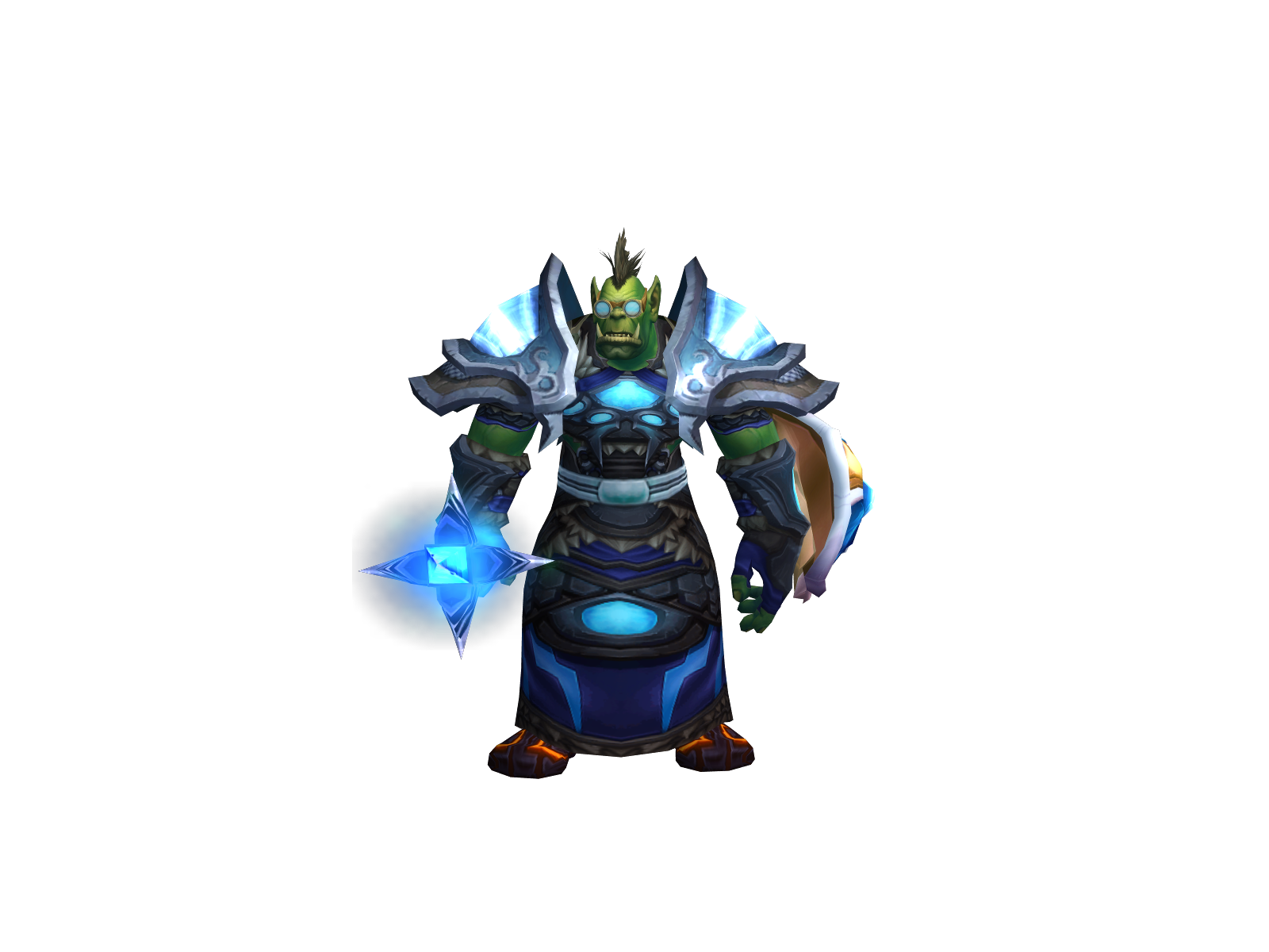 Shamog 3D character render