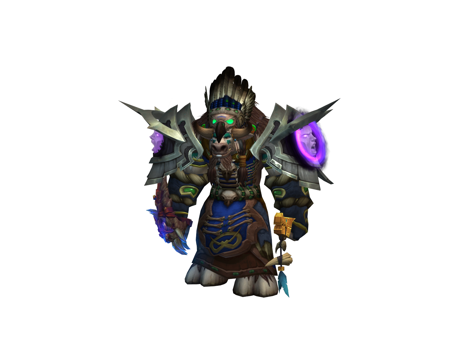 Gulaschgott 3D character render