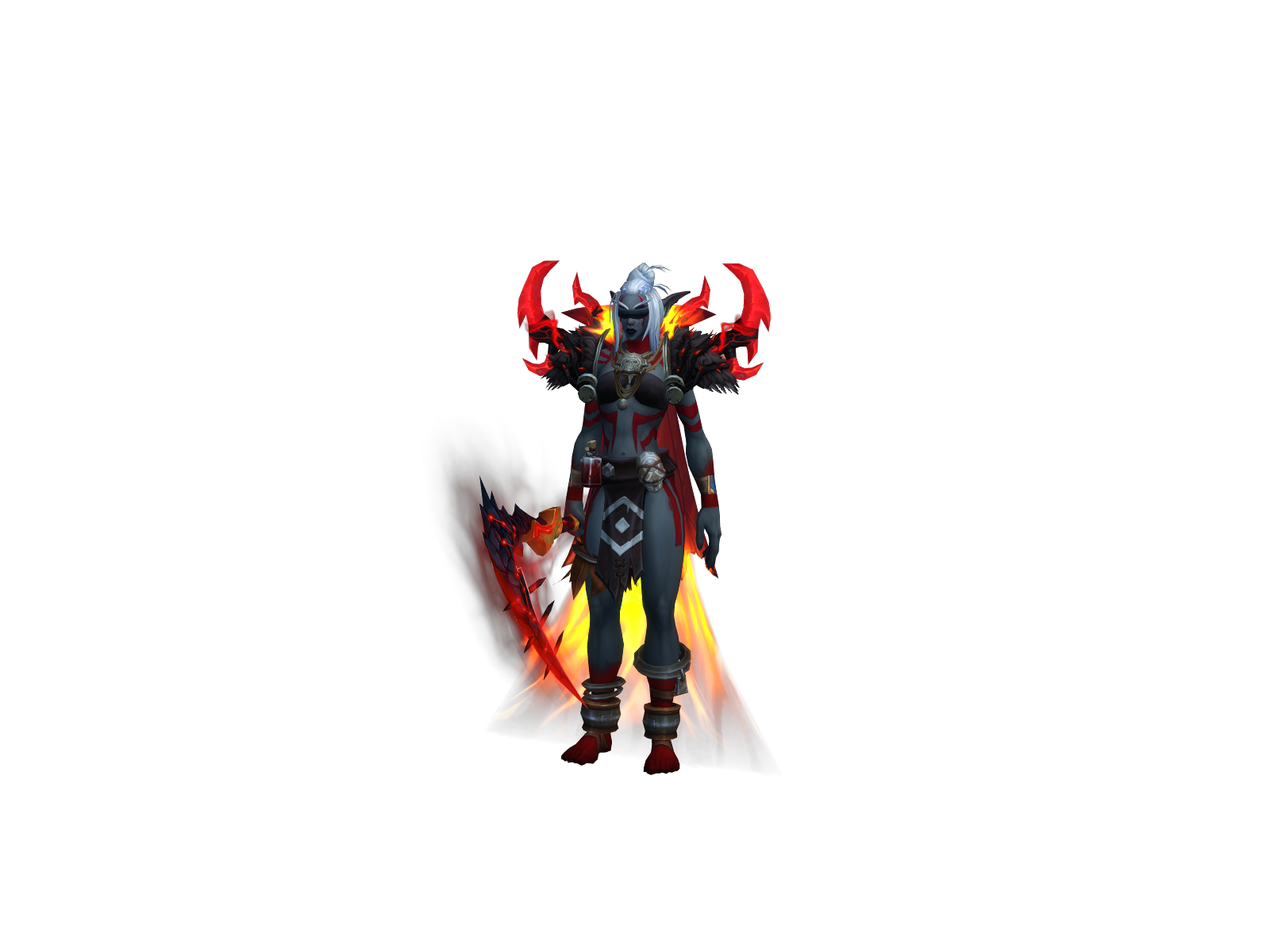 Niníl 3D character render