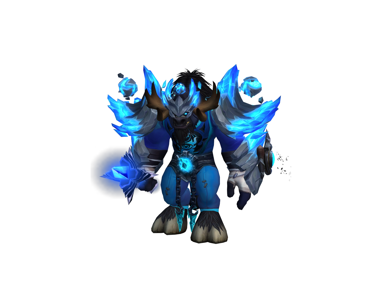 Blackßull 3D character render