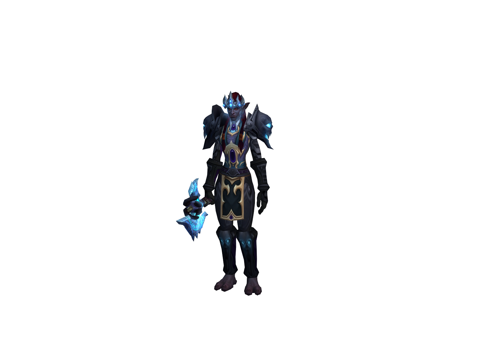 Reapered 3D character render