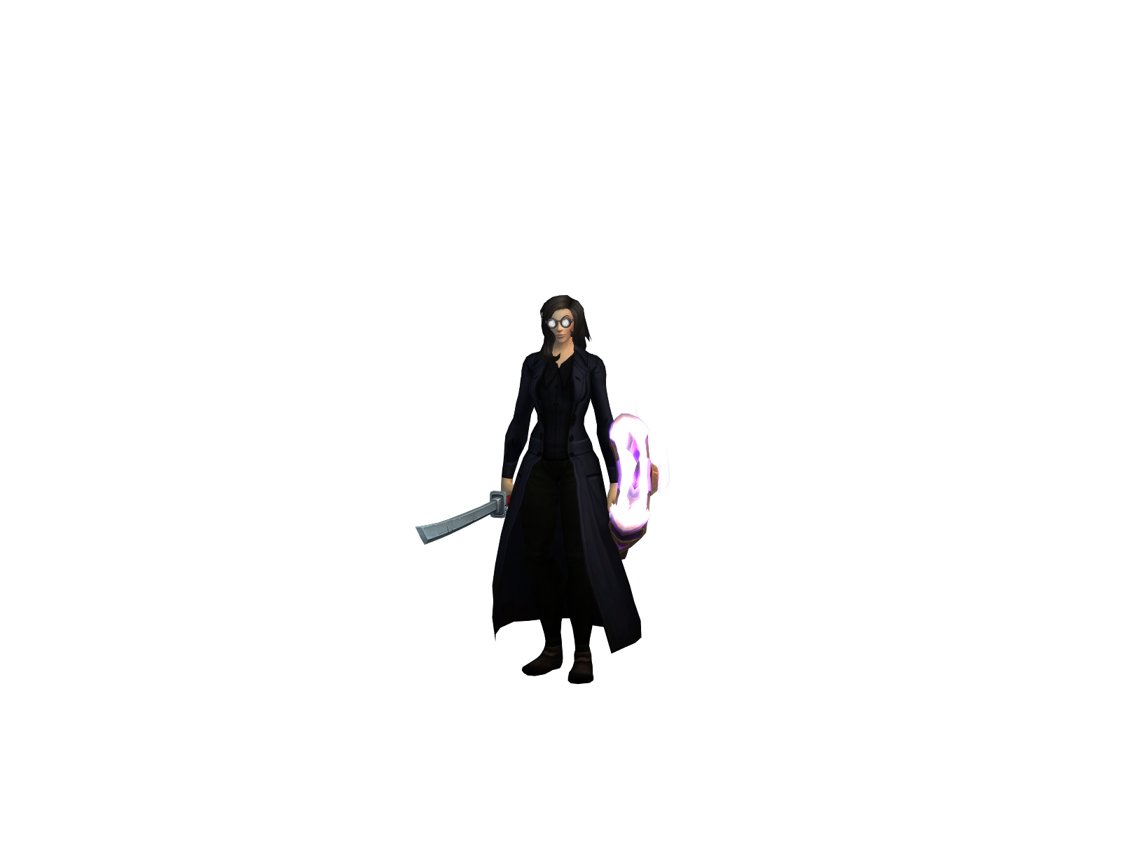 Lita 3D character render