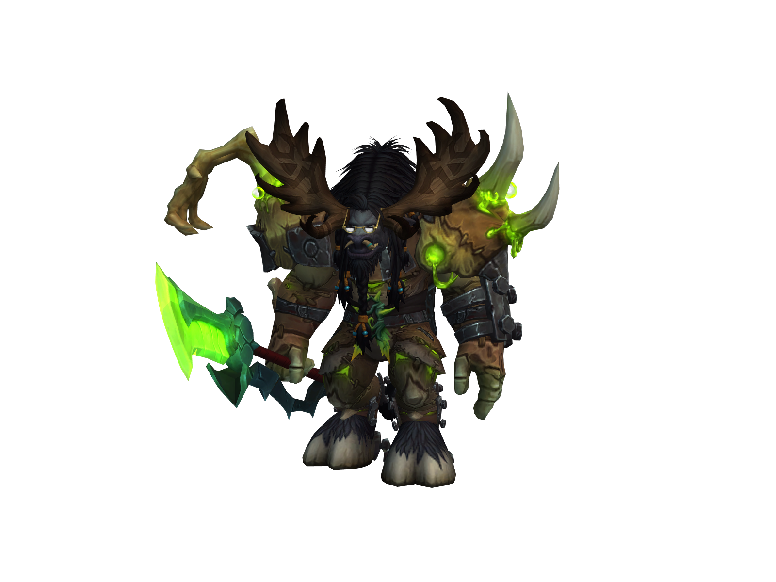 Grizzlyjack 3D character render