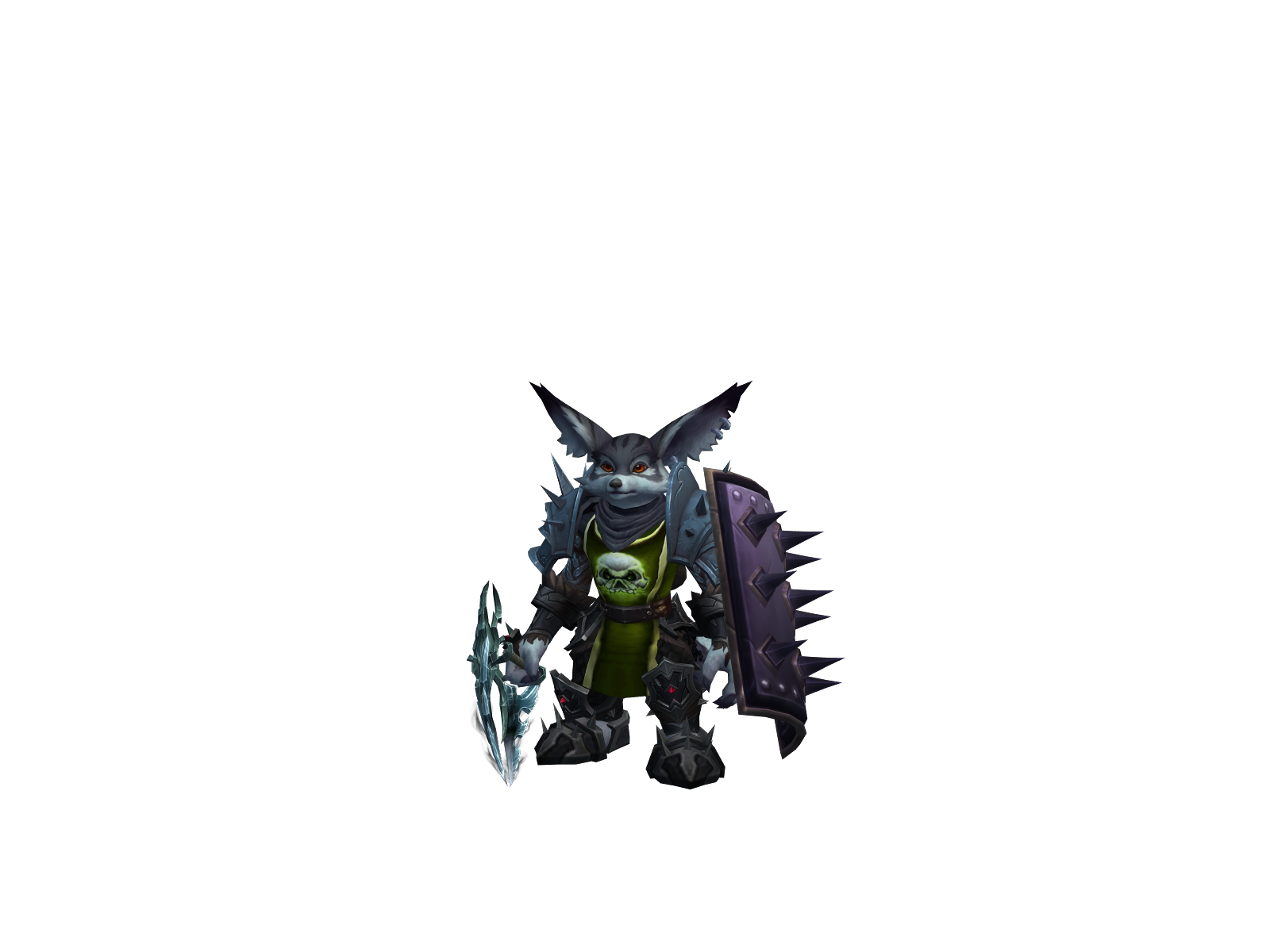 Xraîd 3D character render