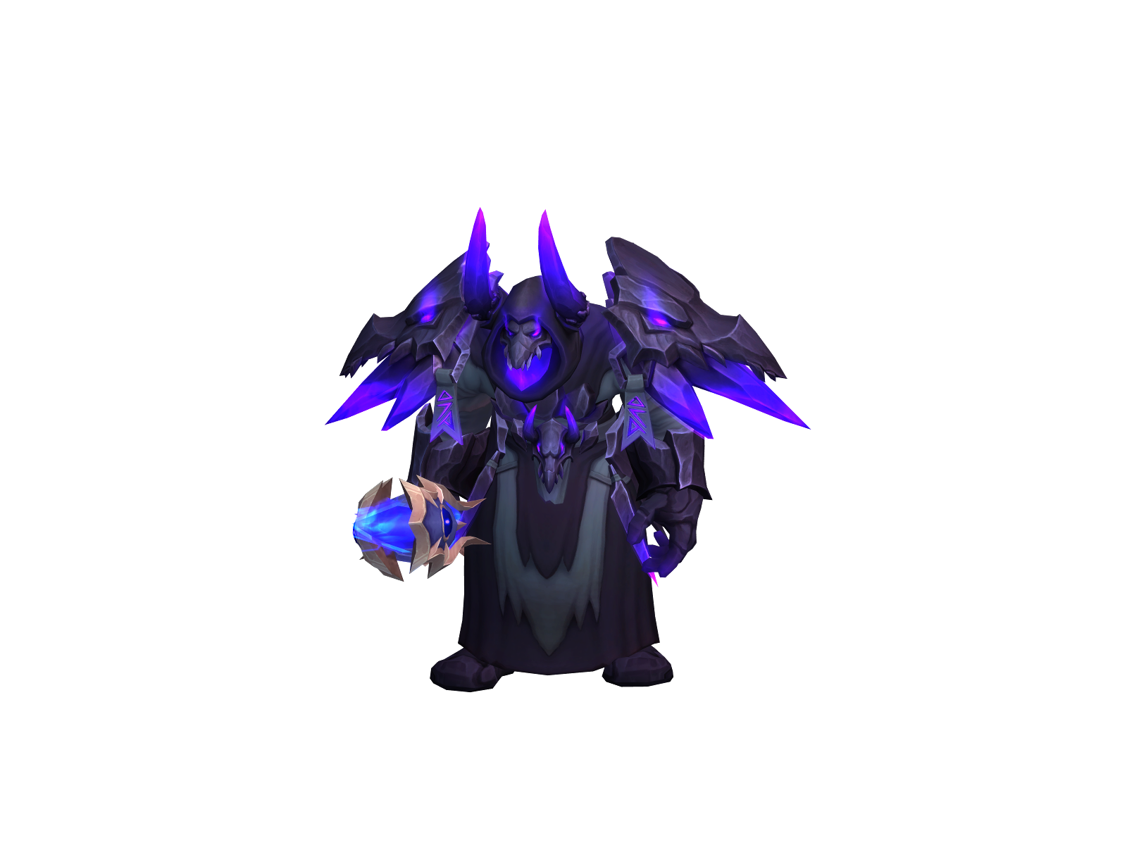 Álcatráras 3D character render