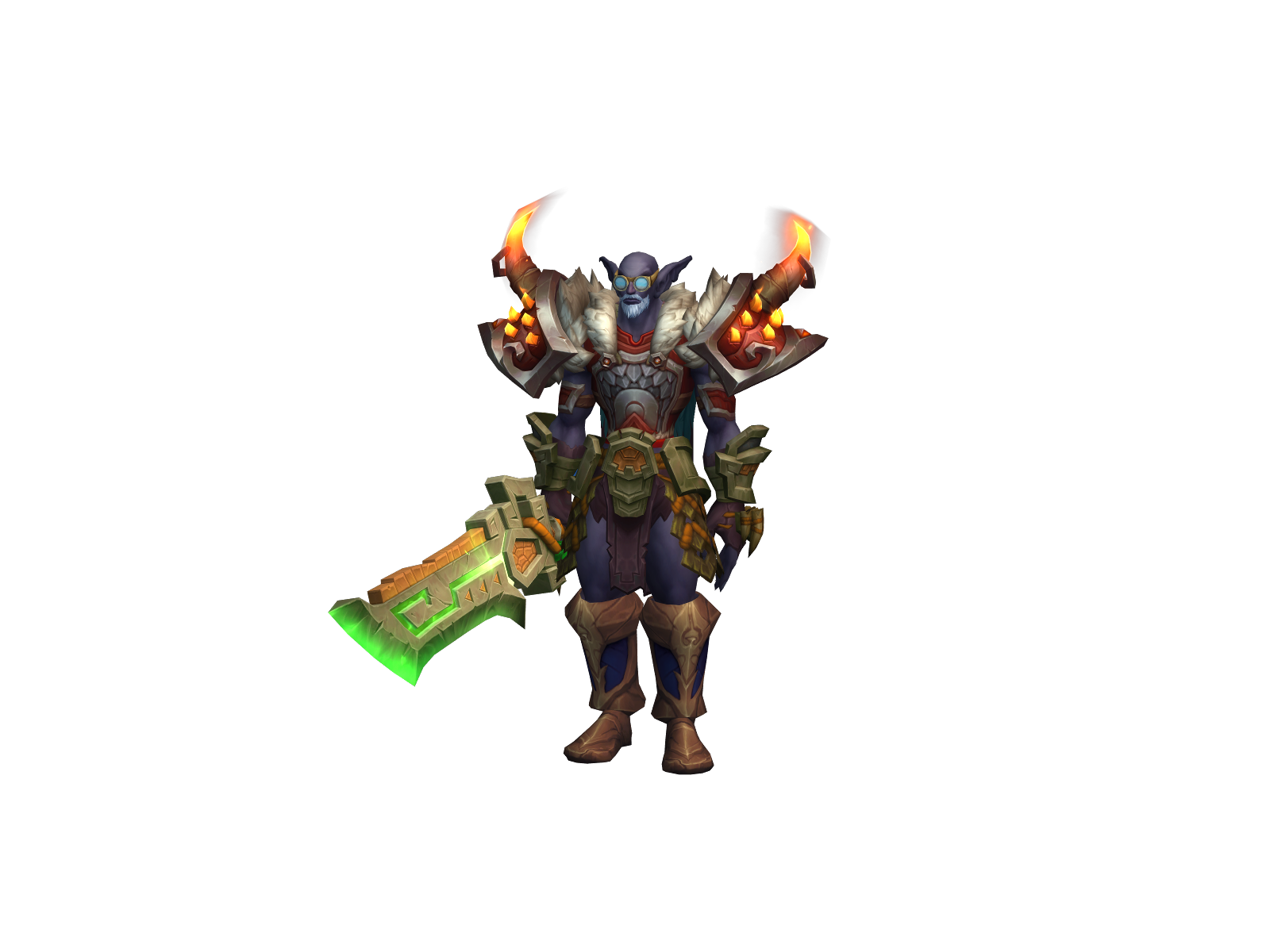 Blades 3D character render
