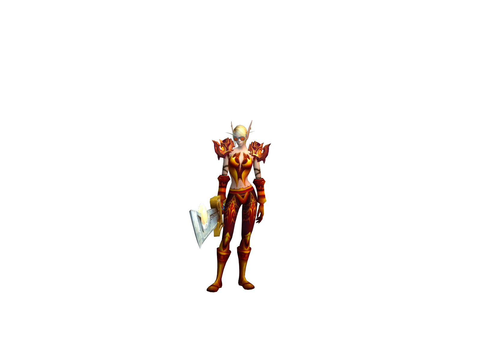 Edínna 3D character render