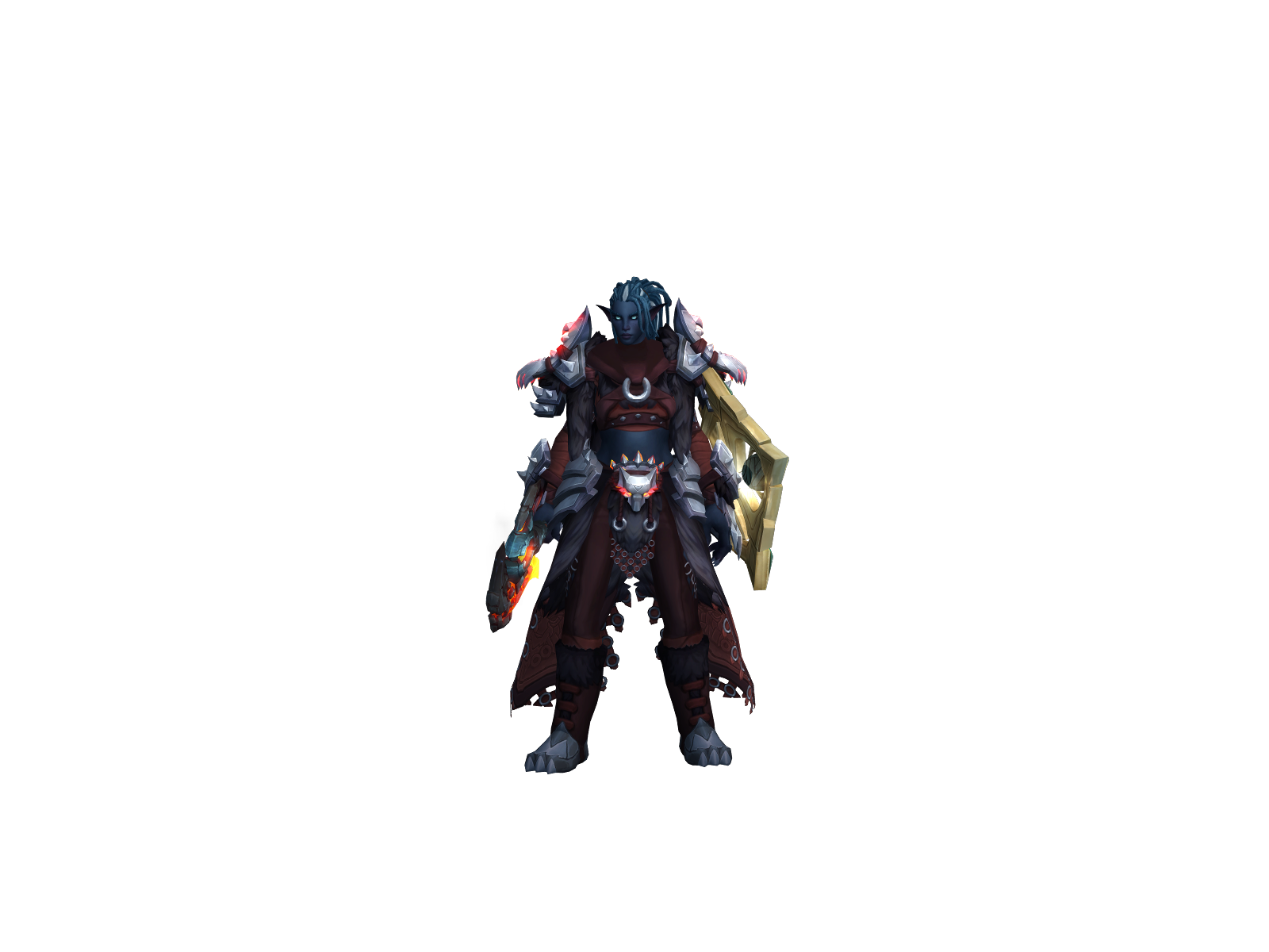 shawnée 3D character render