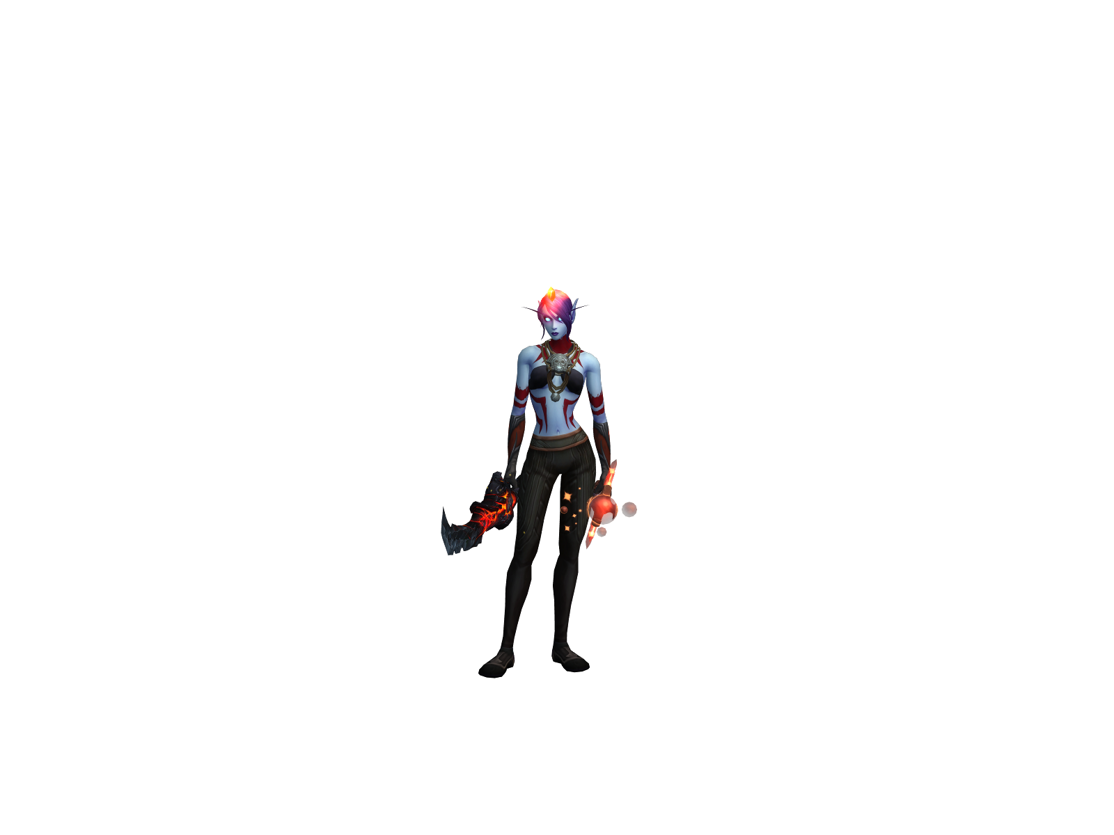Augustluna 3D character render