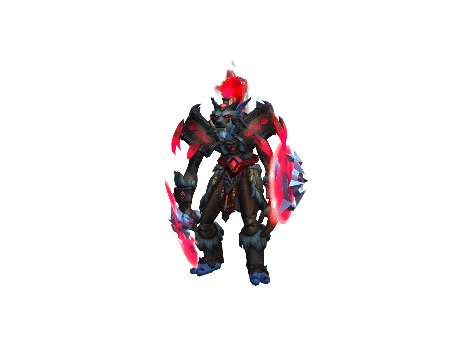 Lynnedslag 3D character render