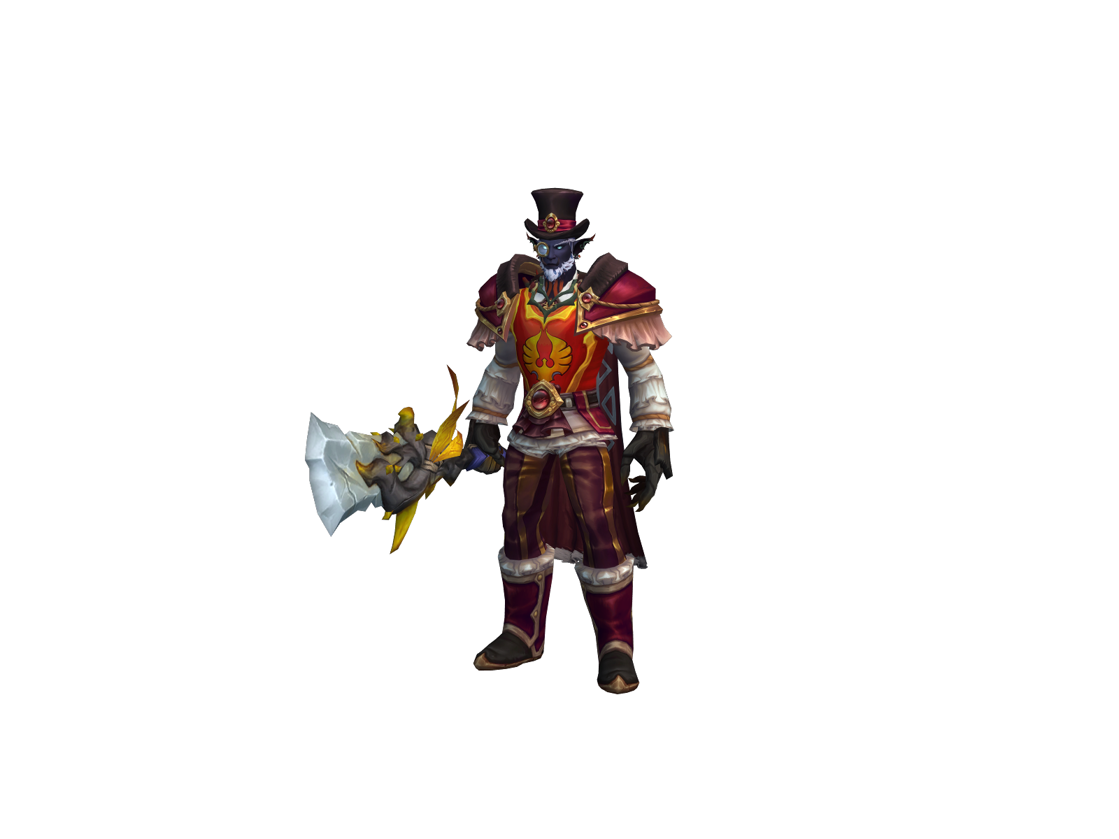 Grimroot 3D character render