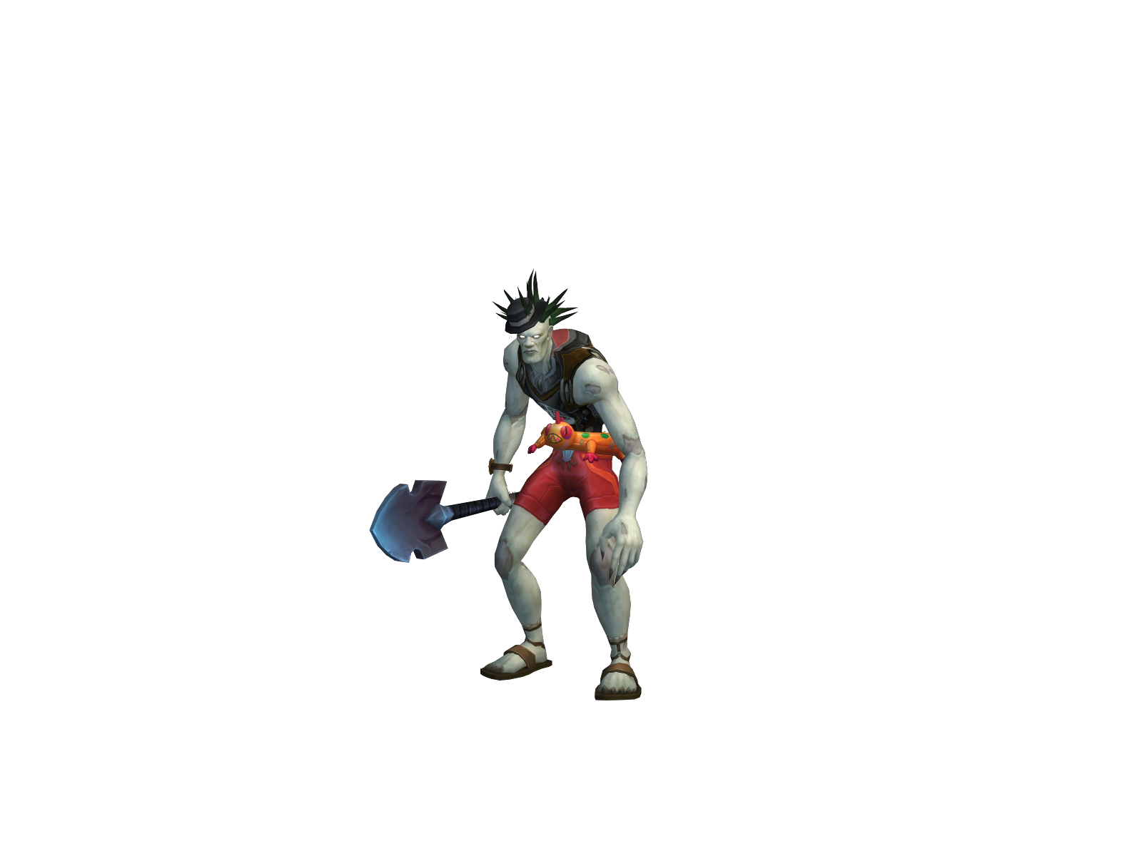 Plebi 3D character render