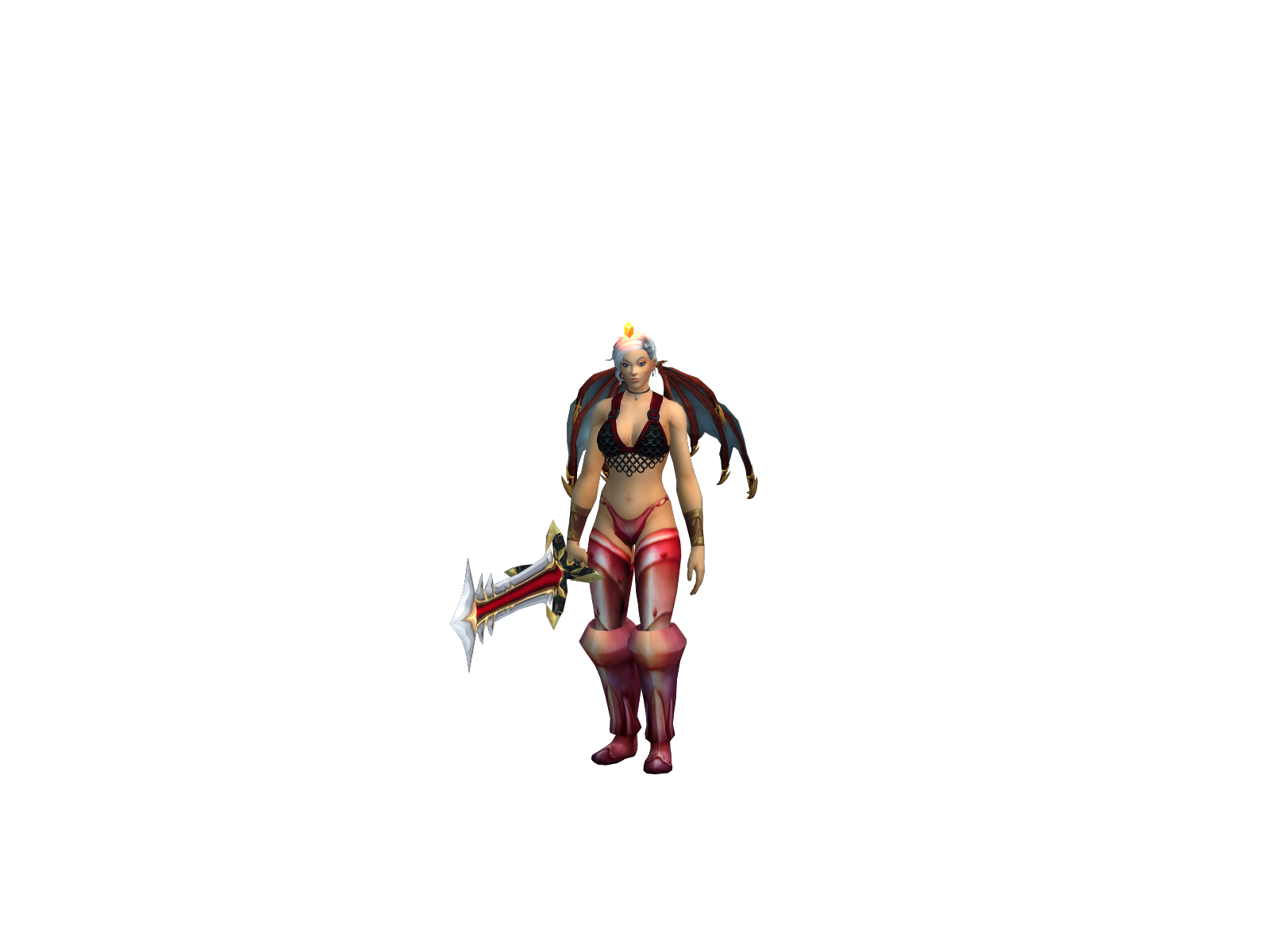 Tofutiger 3D character render