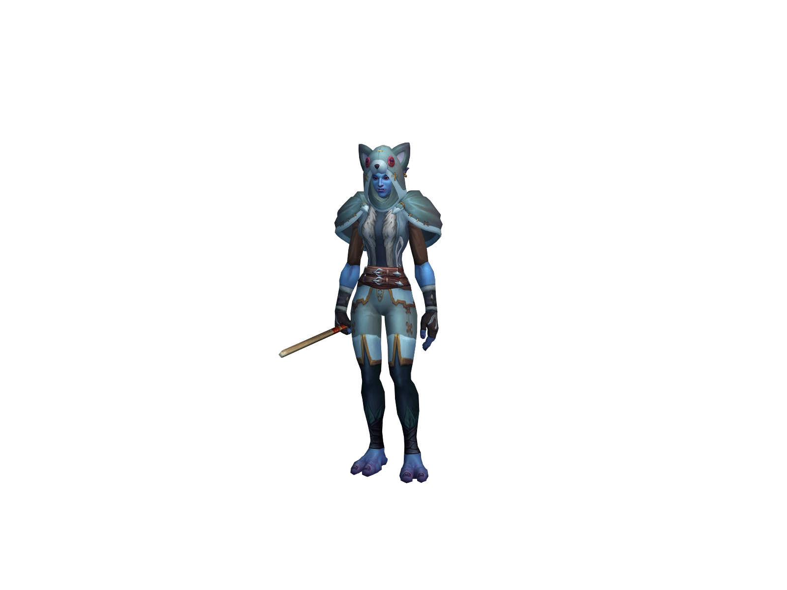 Electrocute 3D character render