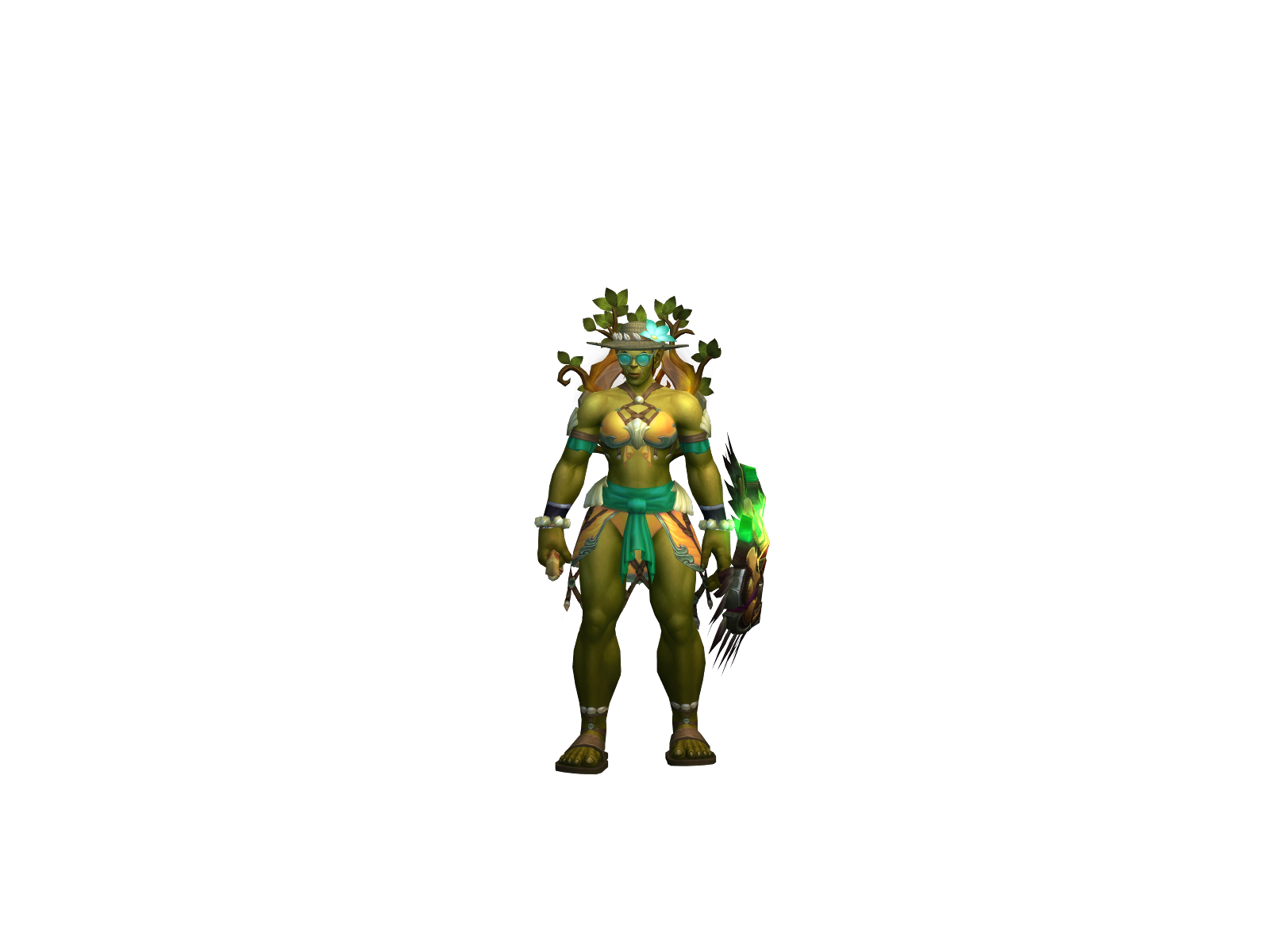Nergas 3D character render