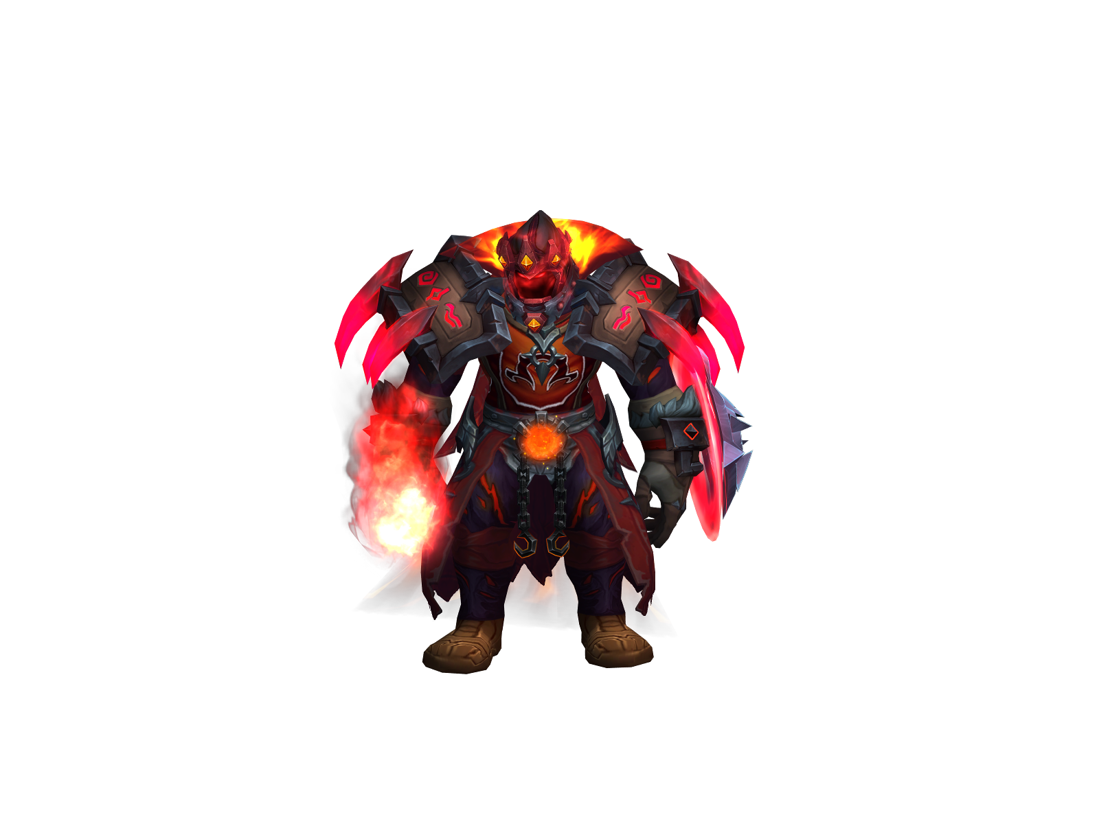 Shamanfrèd 3D character render