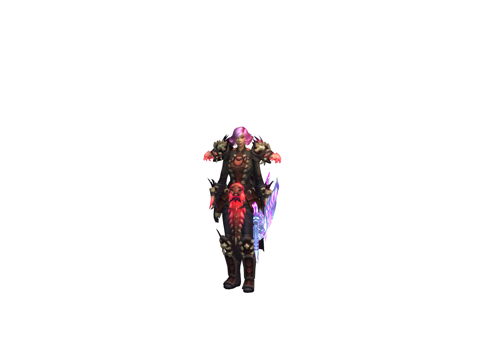 Shirafira 3D character render