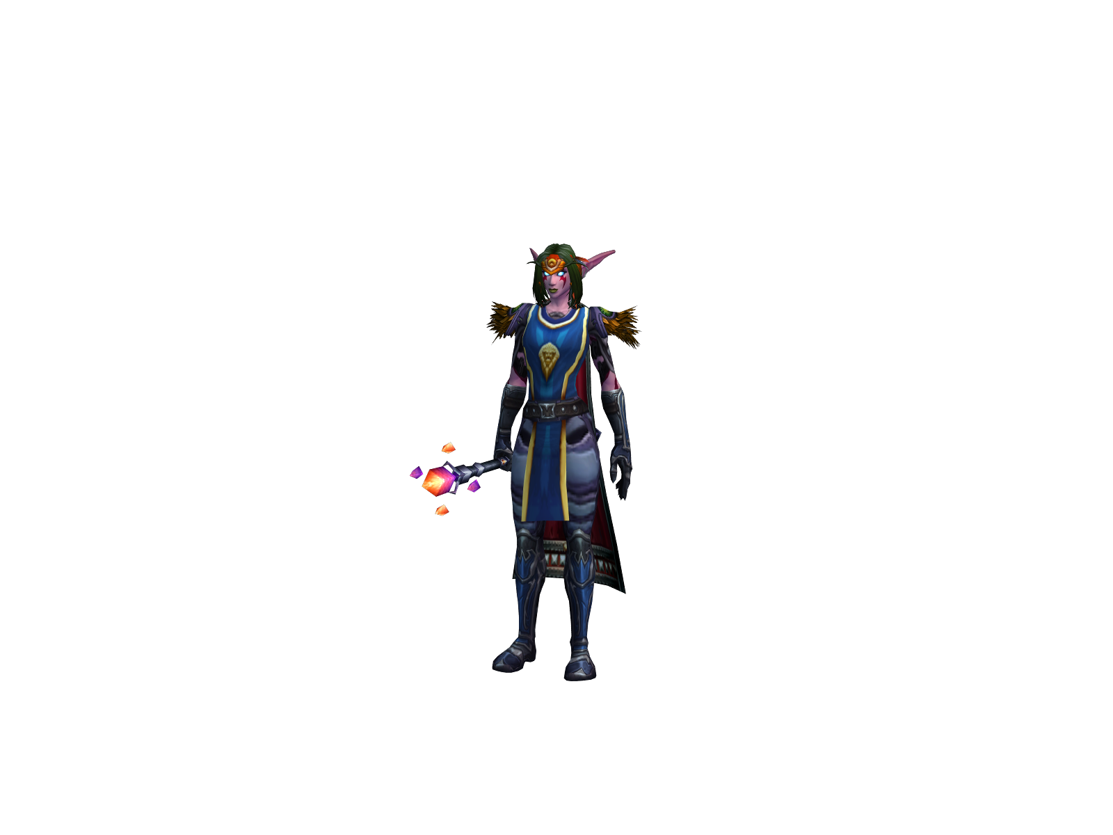 Papermoon WoW character banner