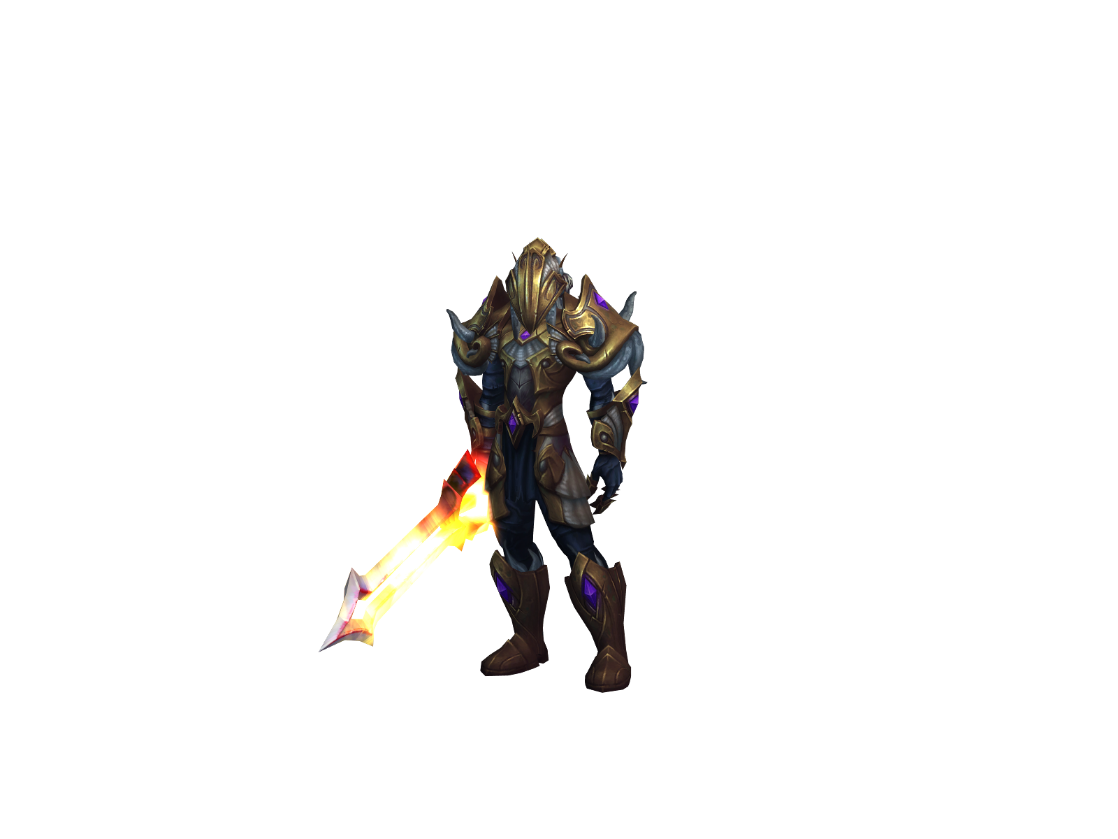 Paladim 3D character render