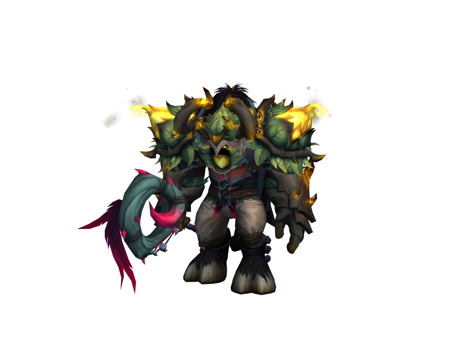 Tânathan 3D character render