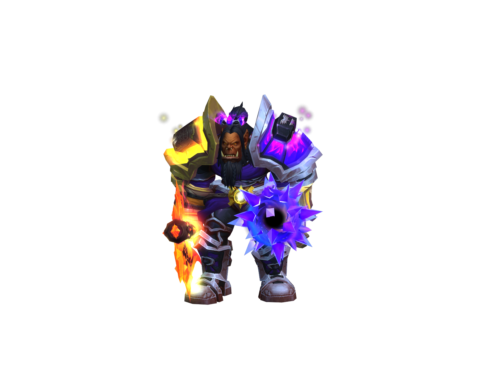 Blurrwarrior 3D character render