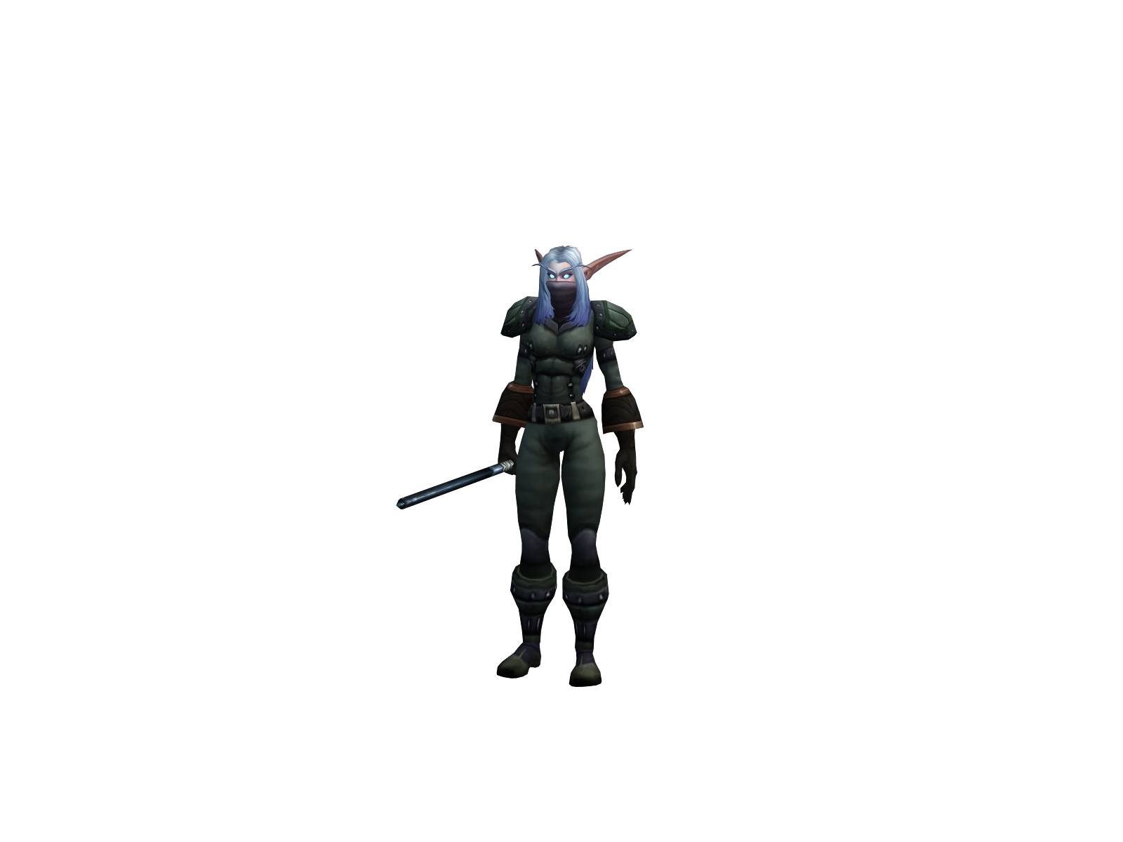 Пушерх 3D character render