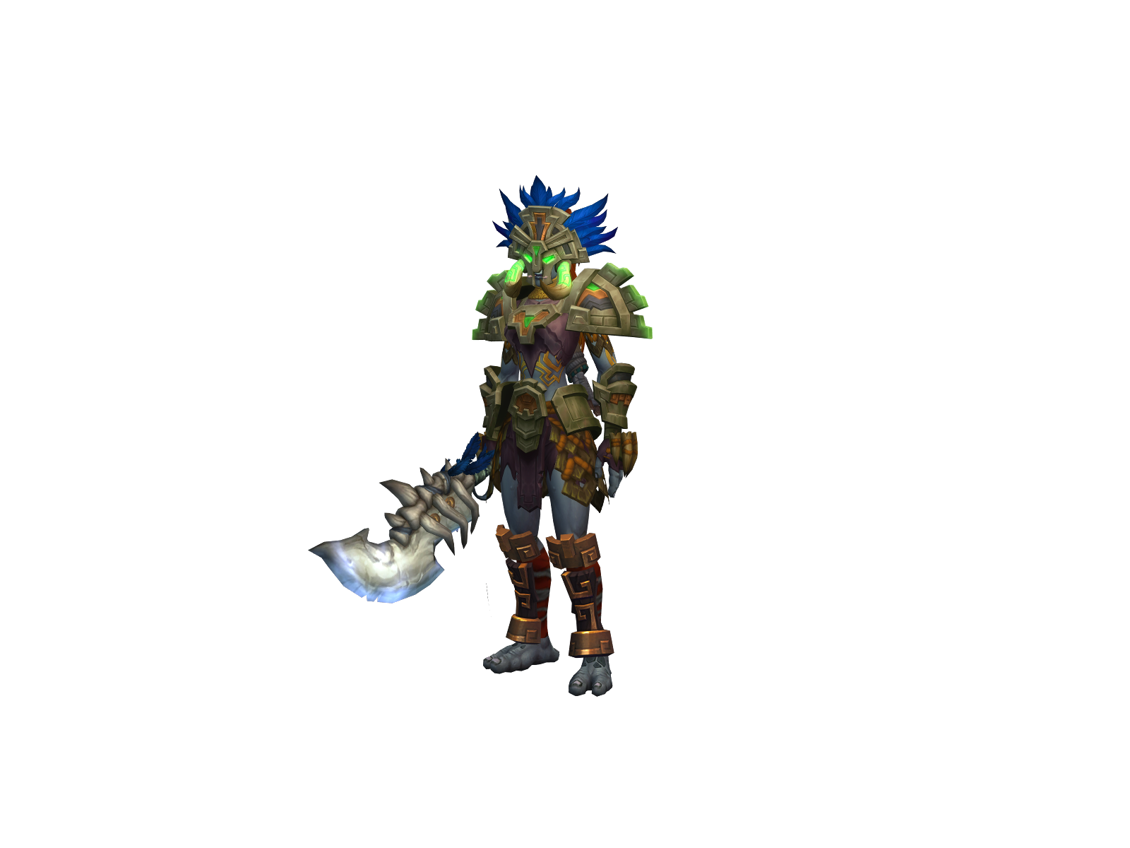 Моджокимбула 3D character render