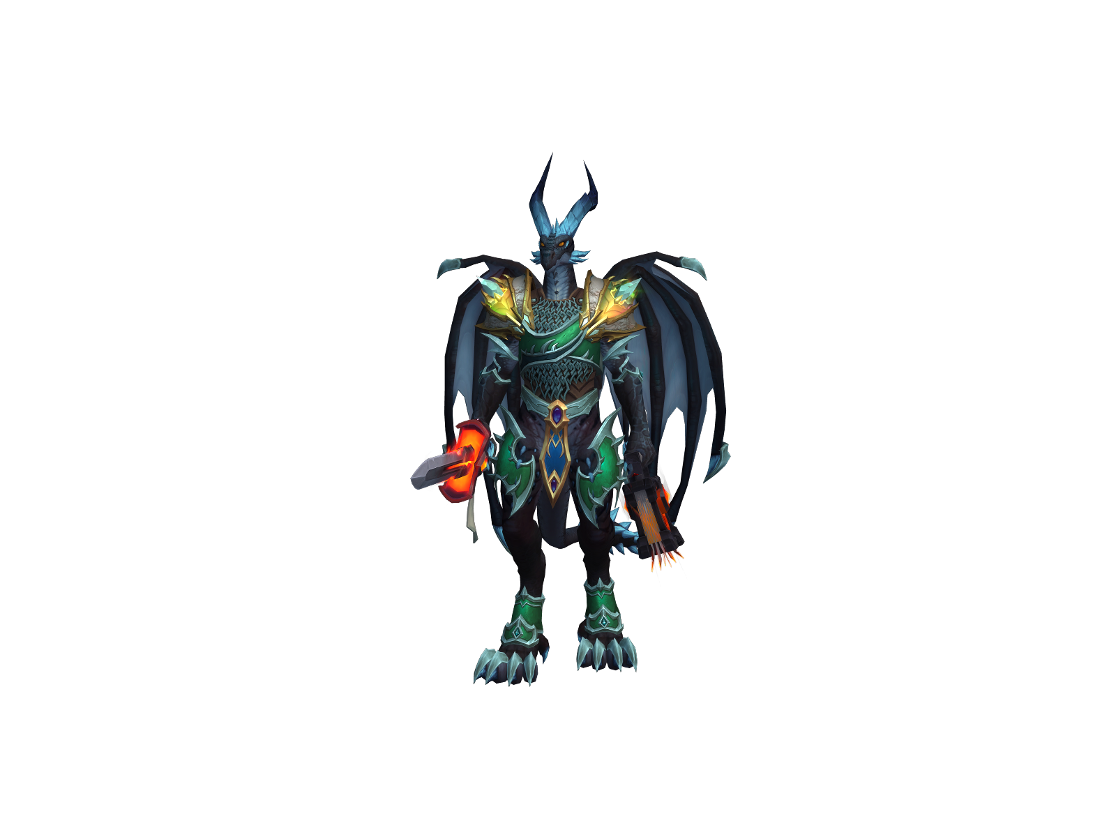 Аберон 3D character render