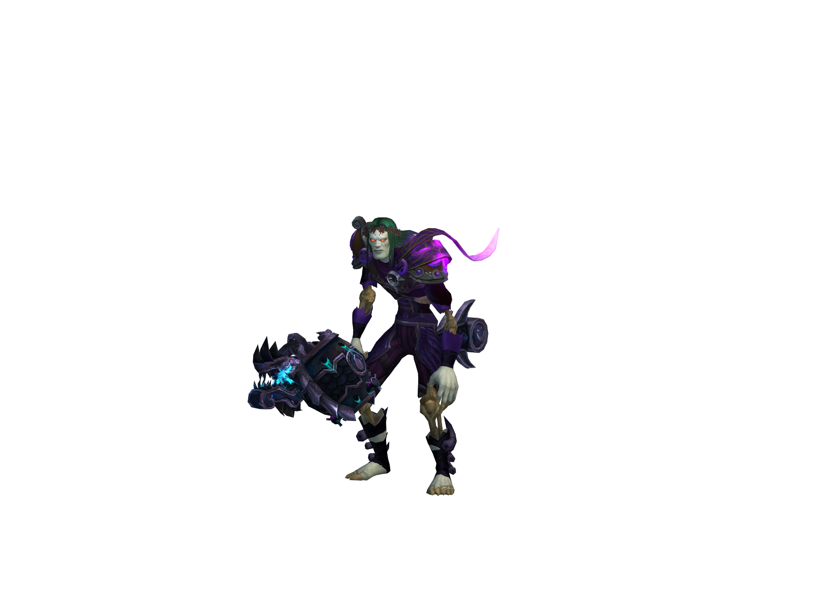 Забусо 3D character render