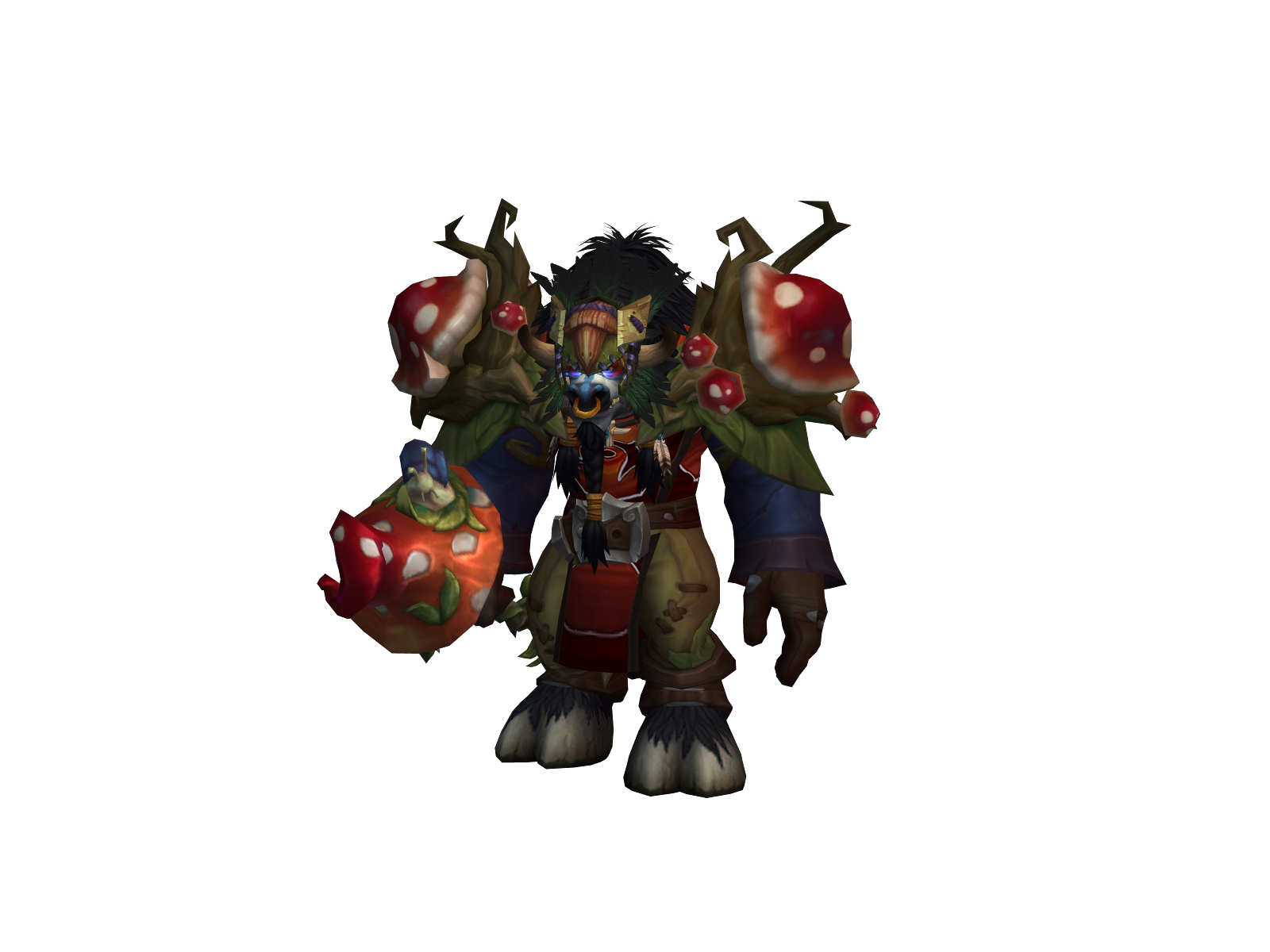 Хилус 3D character render