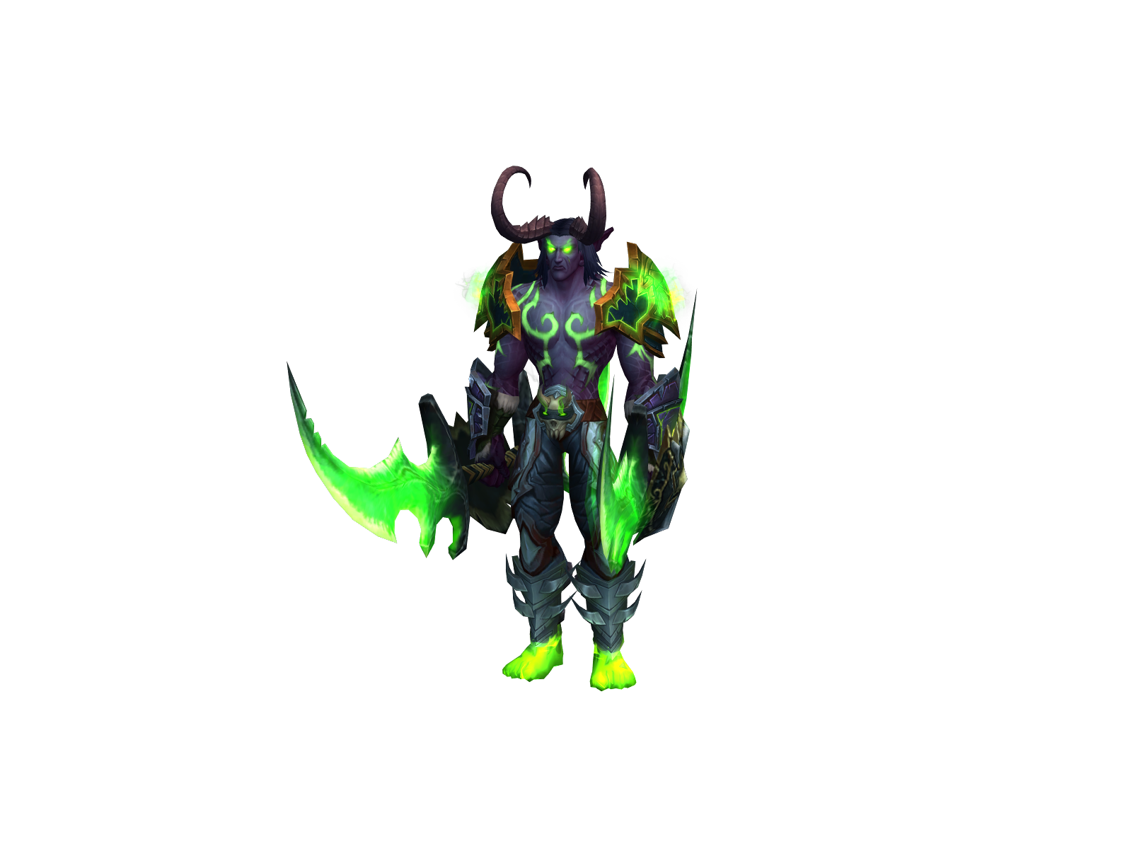 Злойслепец 3D character render