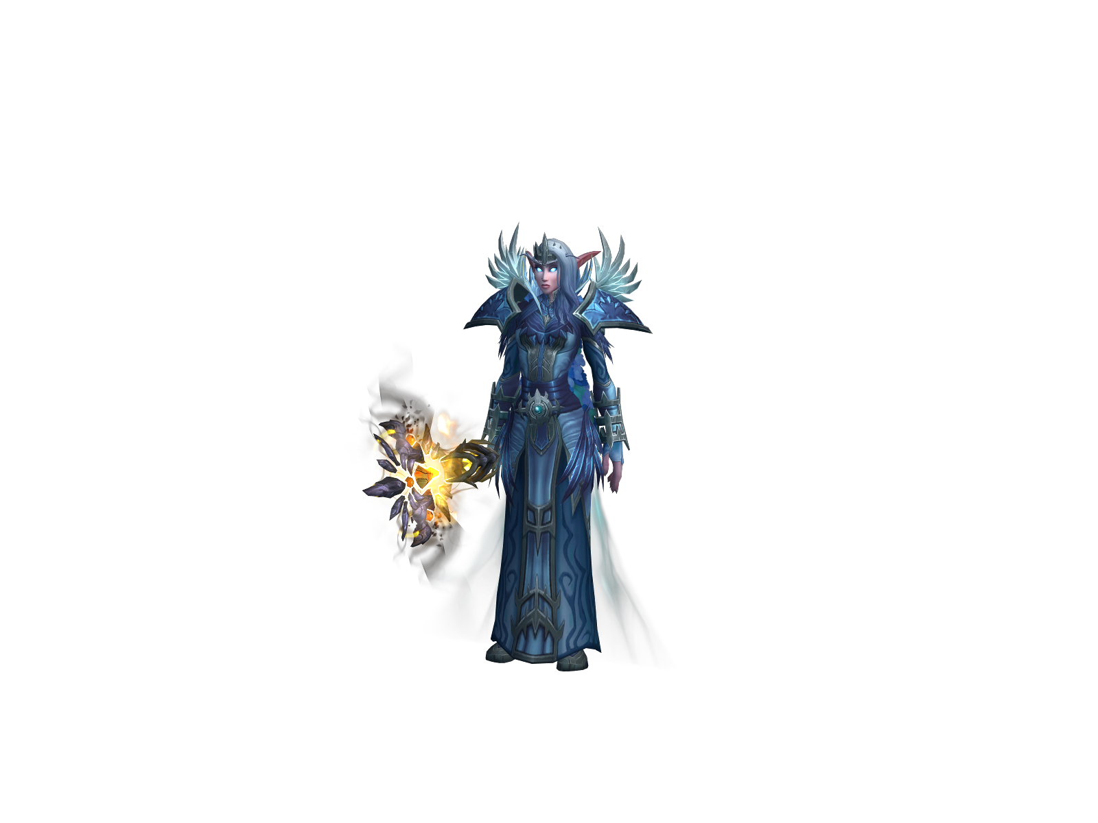 Элель 3D character render