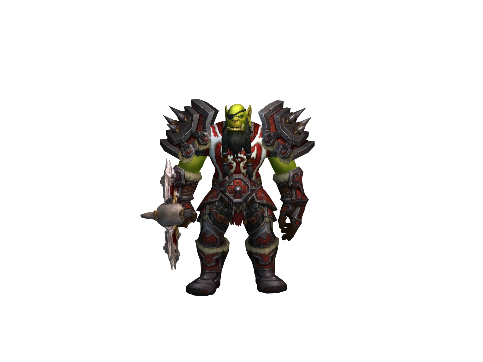 Фарагон 3D character render