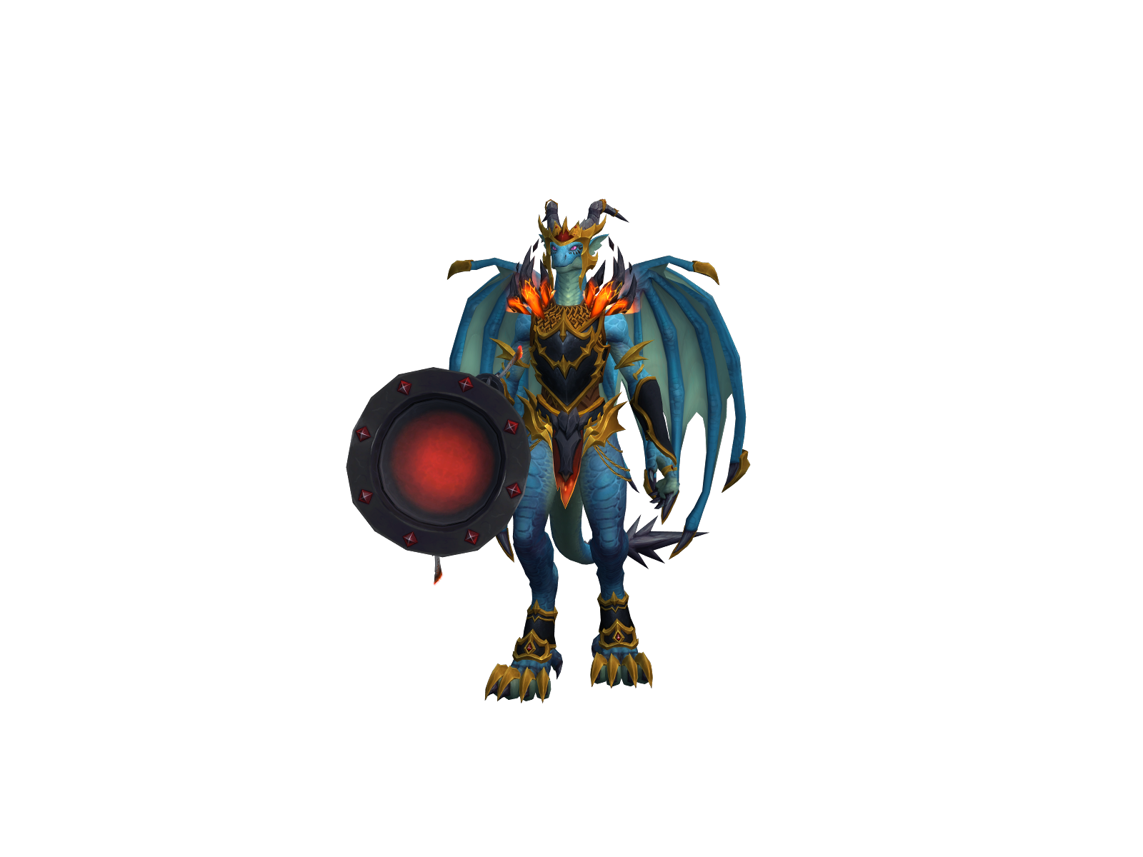 Колтидракон 3D character render