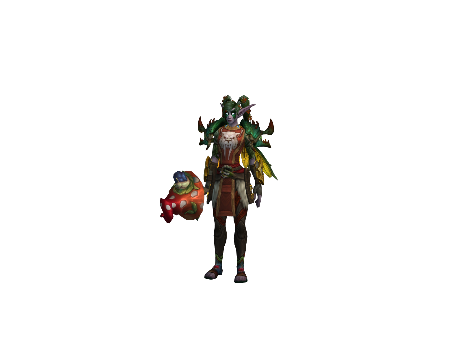 Муроро 3D character render