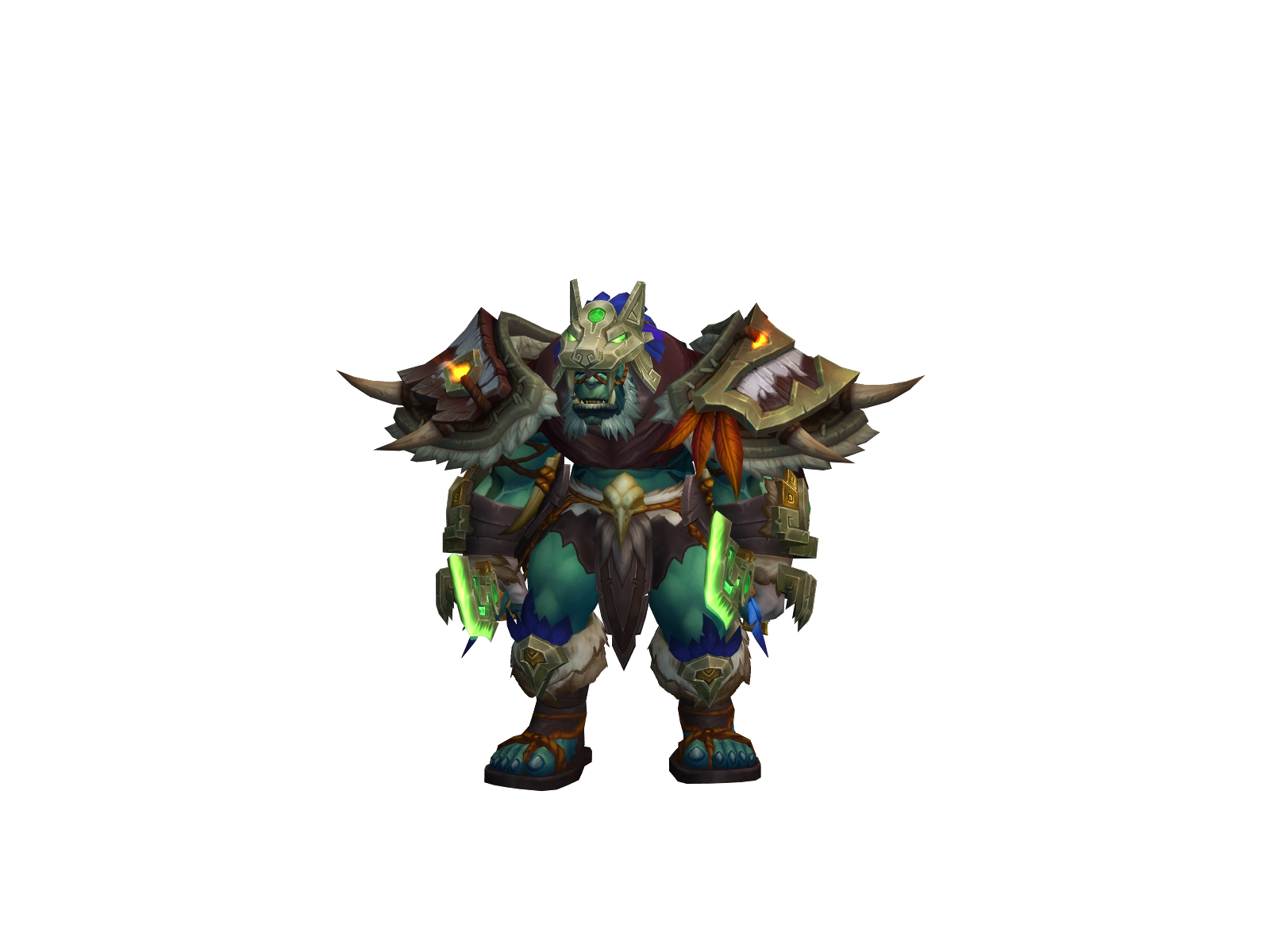 Кинжалис 3D character render