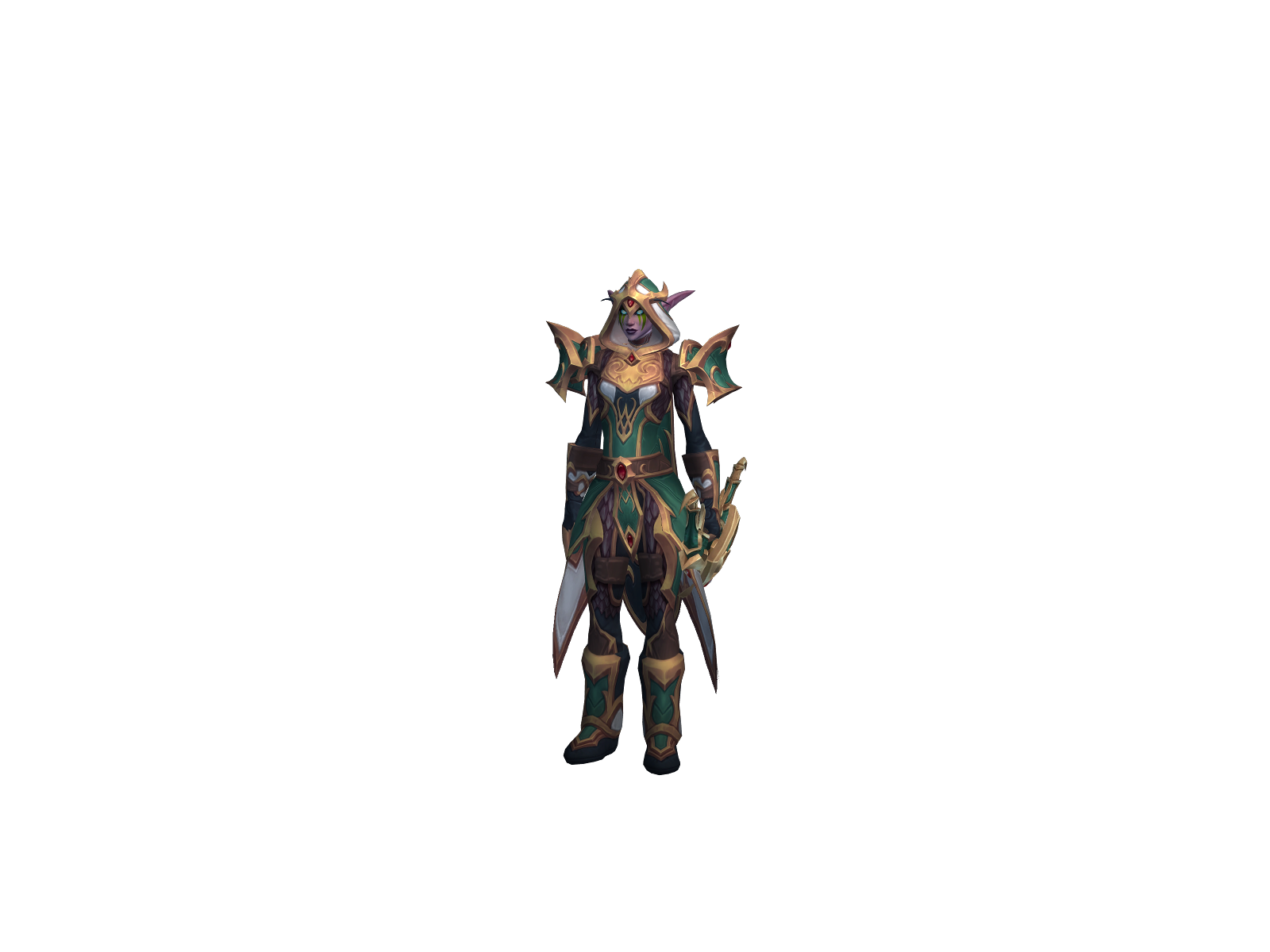 Хахантерша 3D character render