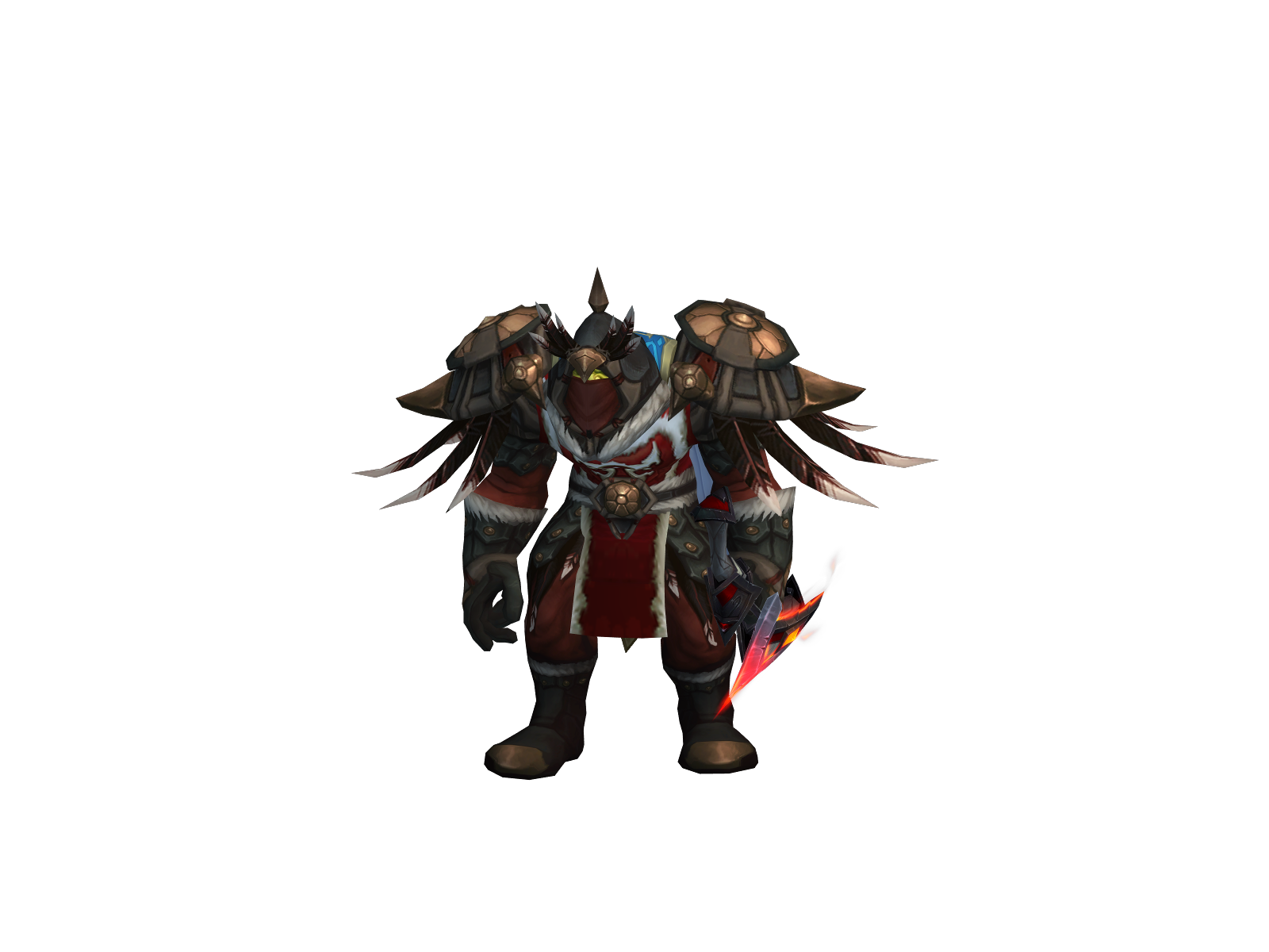 Чингочгук 3D character render