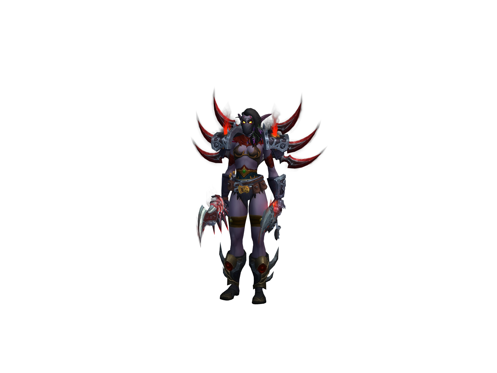 Мирэнас 3D character render