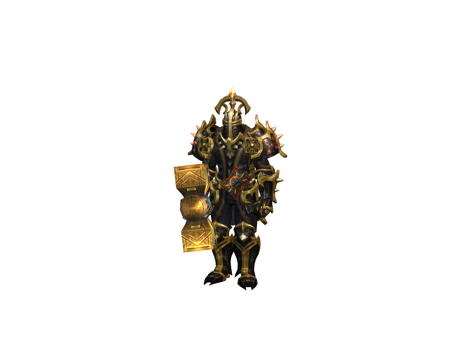 Грешник 3D character render