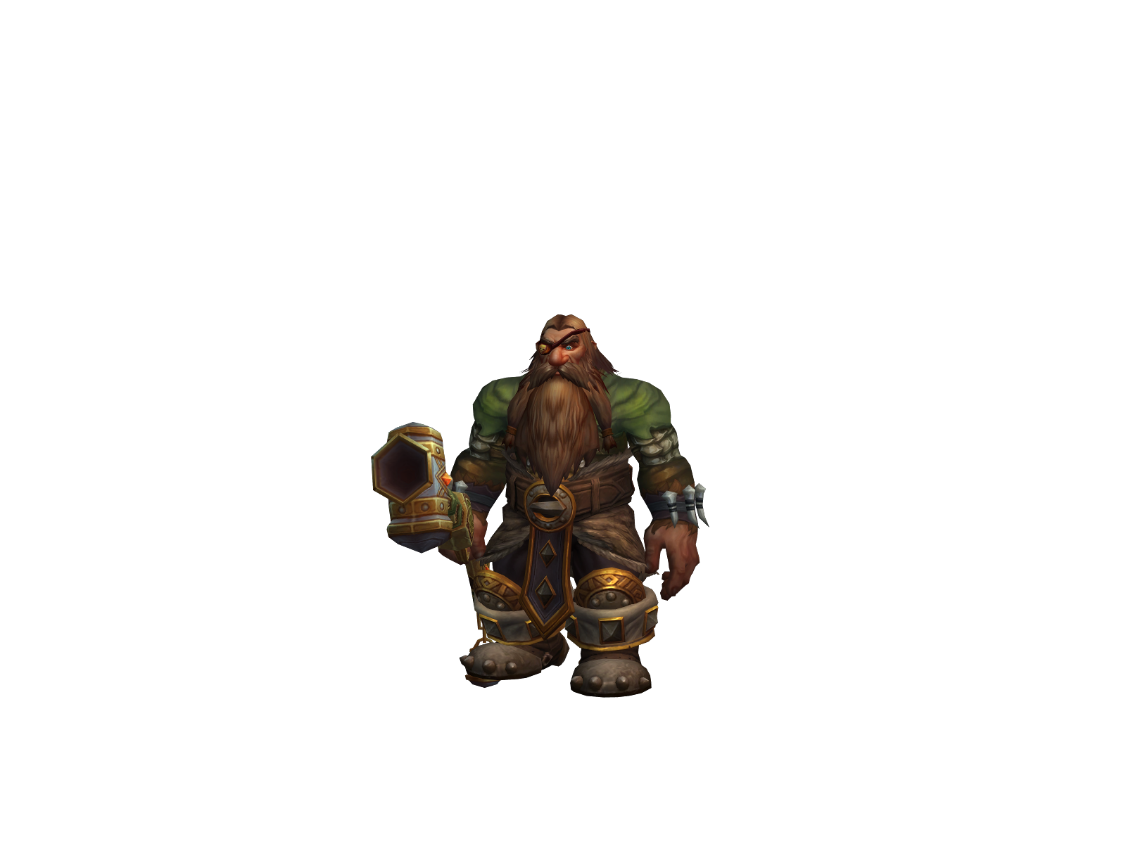 Спячка 3D character render