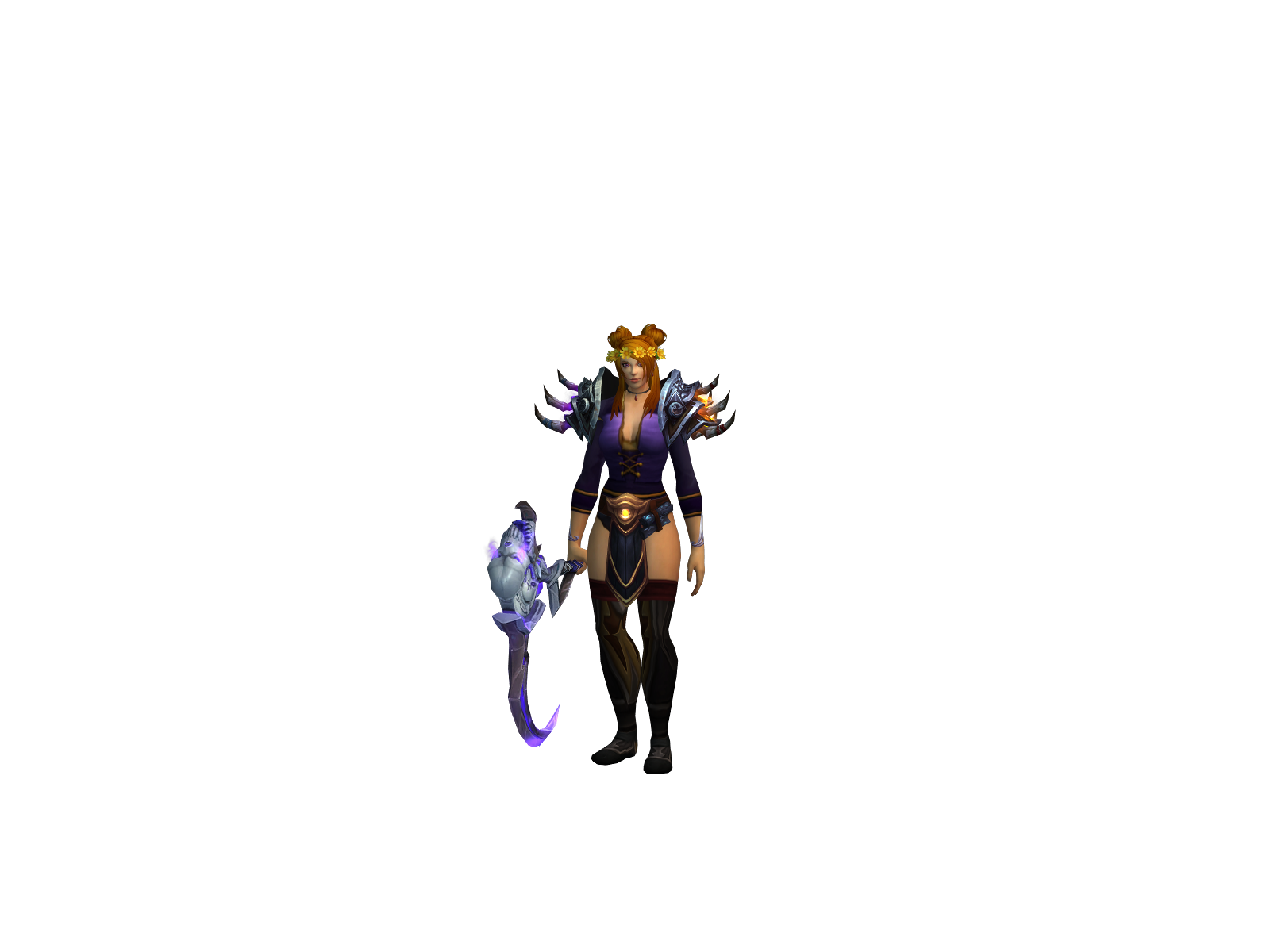 Спеллум 3D character render