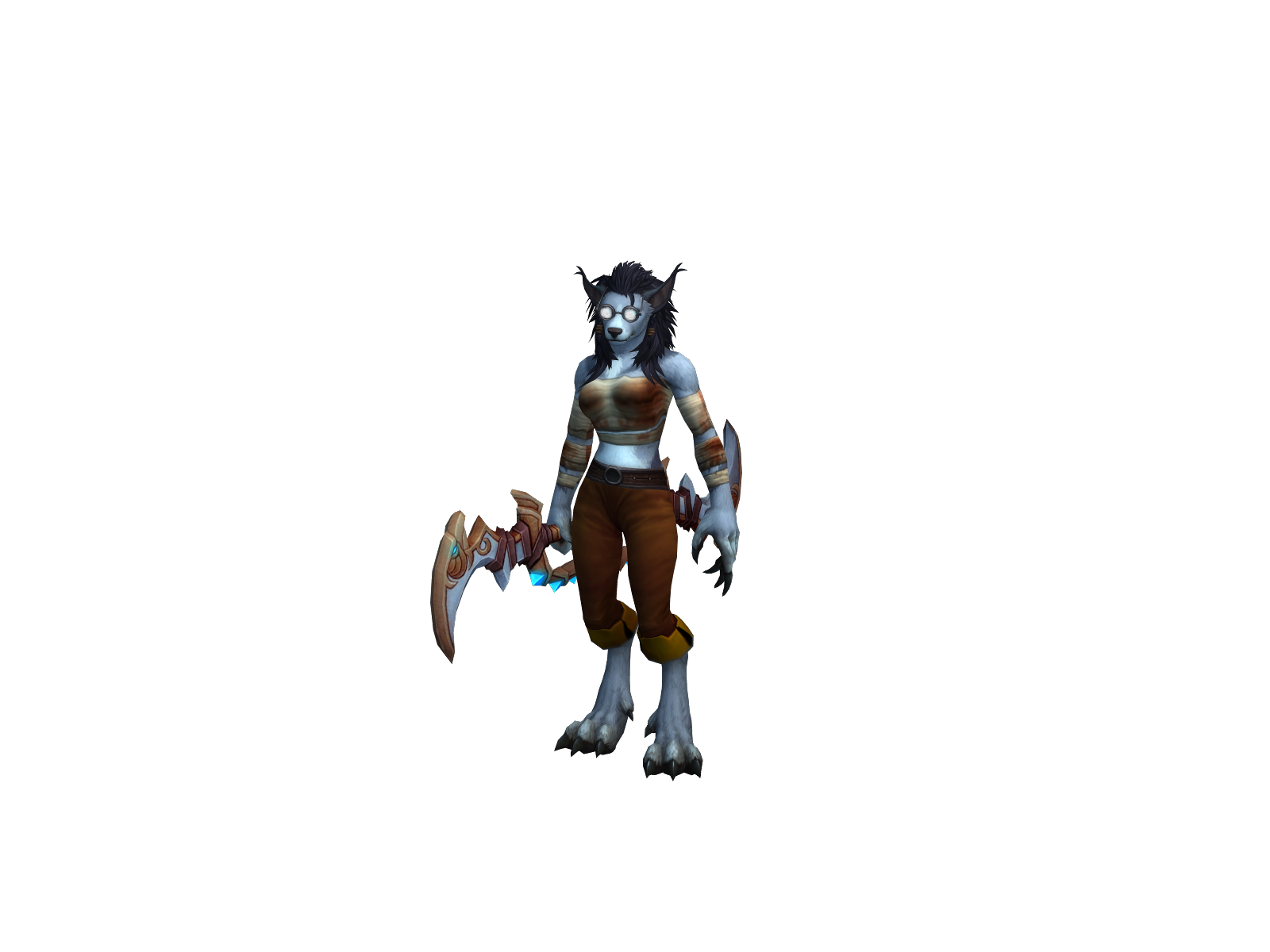 Рейши 3D character render