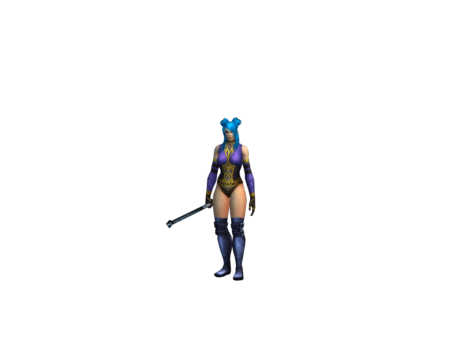 Галмо 3D character render