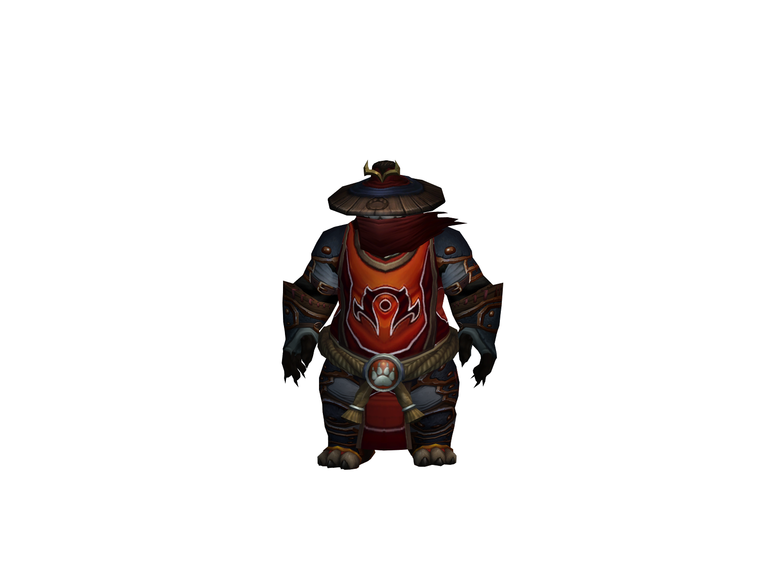 Макачин 3D character render