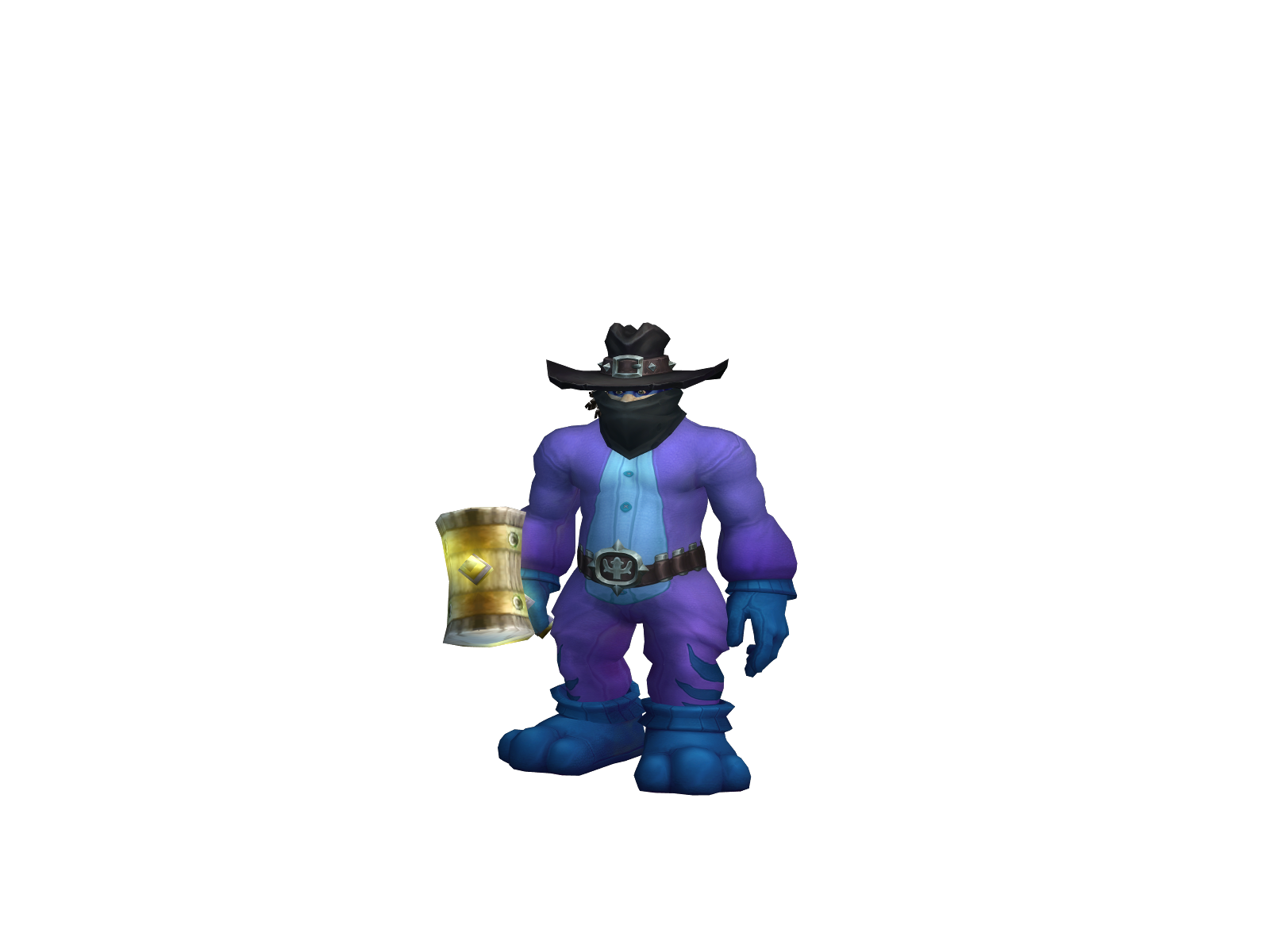 Яйцеглист 3D character render