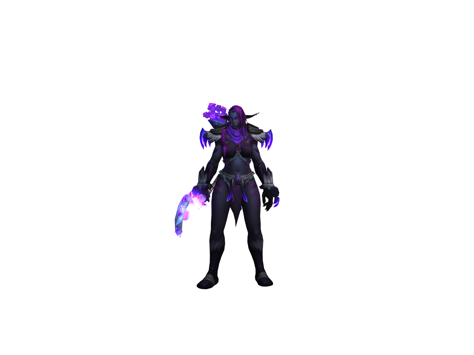 Глициния 3D character render