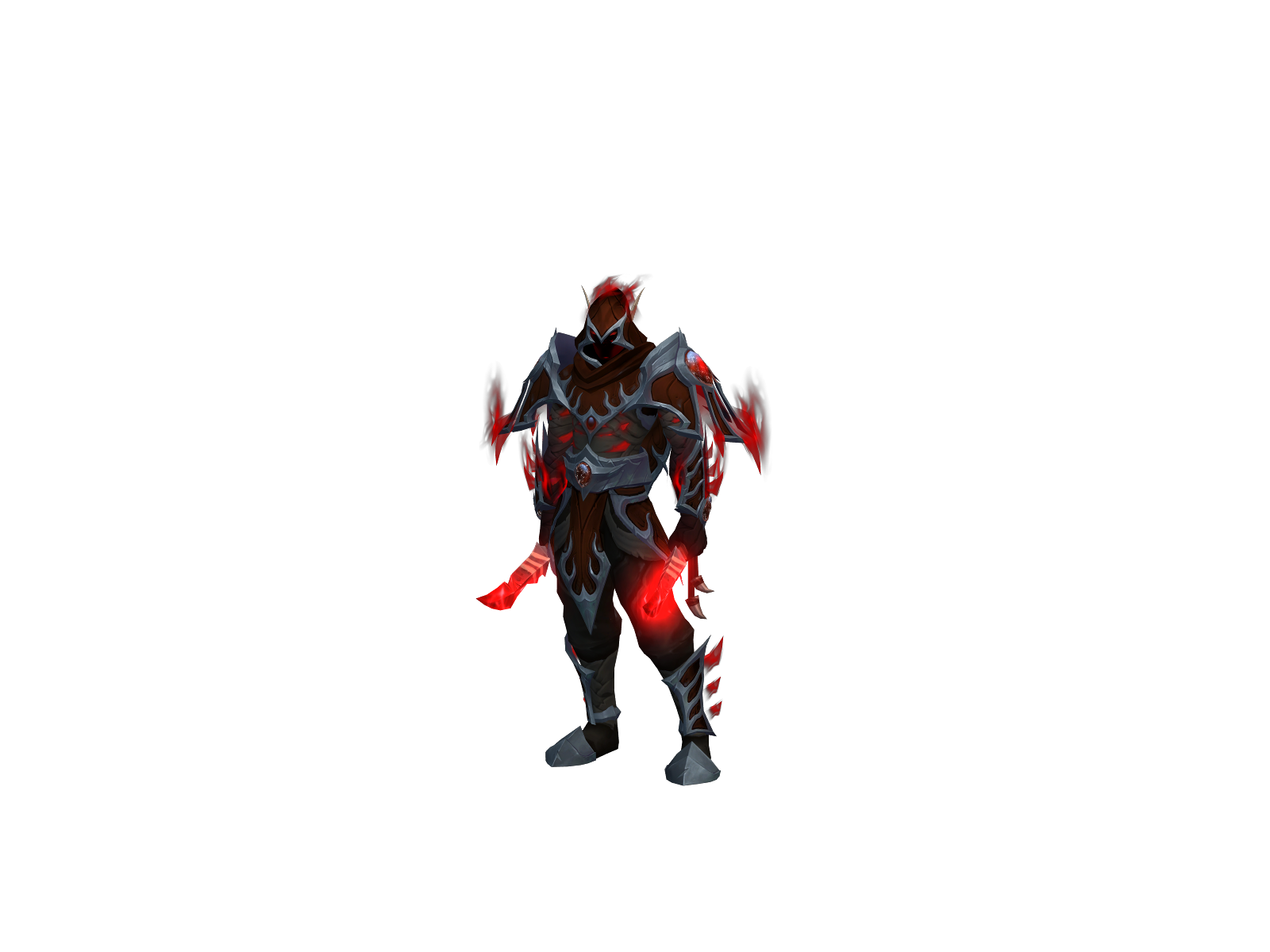 Взорваный 3D character render