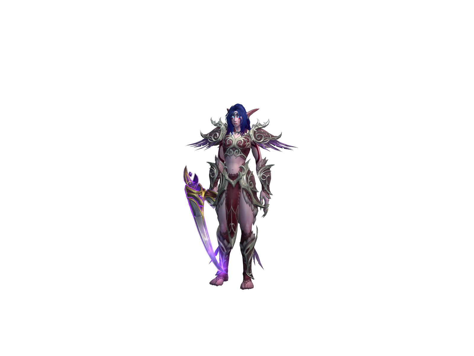 Аелин 3D character render