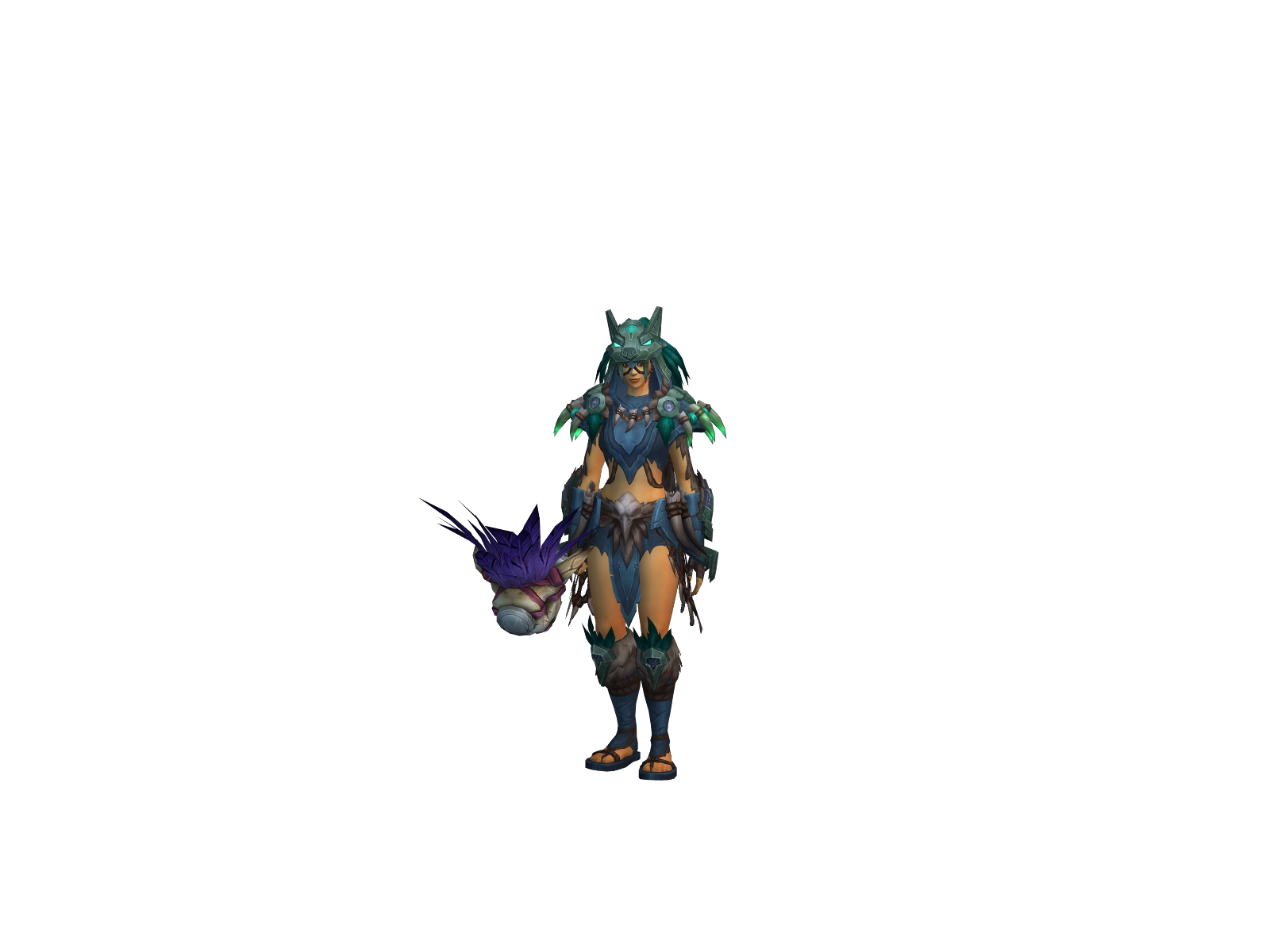 Прориан 3D character render